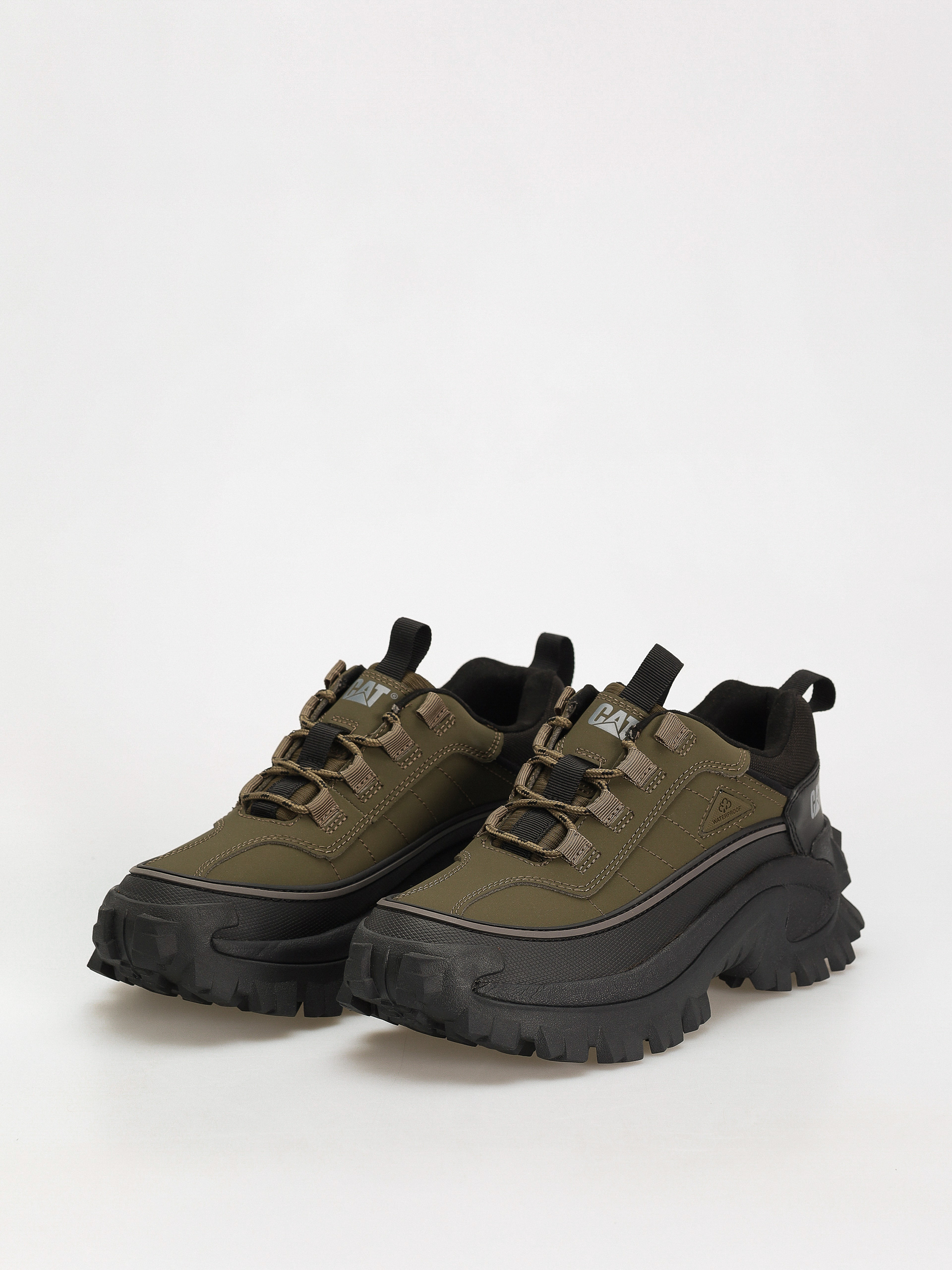 Caterpillar Intruder Galosh 2.0 Low Wp Cipők (dark olive/black)