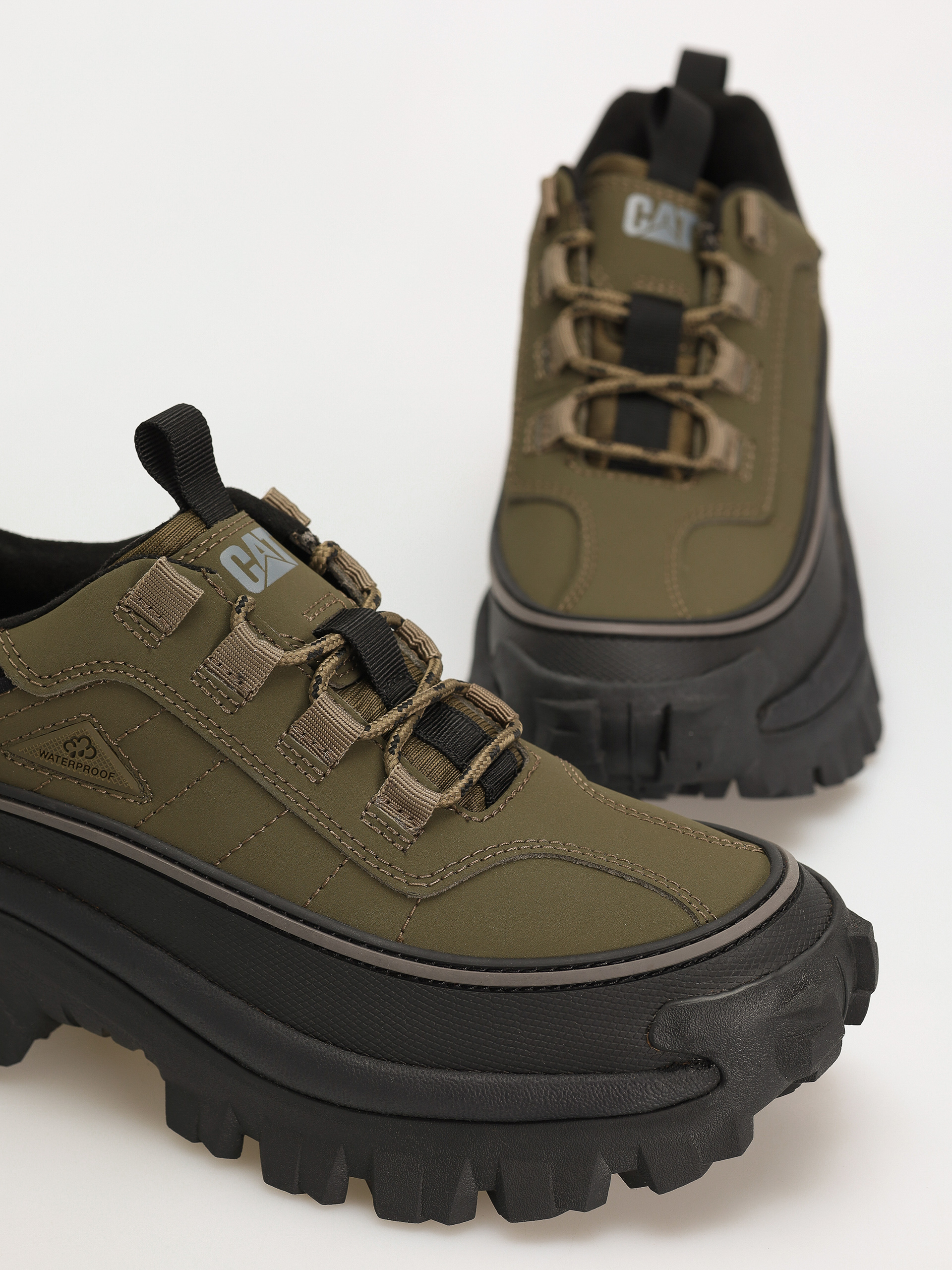 Caterpillar Intruder Galosh 2.0 Low Wp Cipők (dark olive/black)