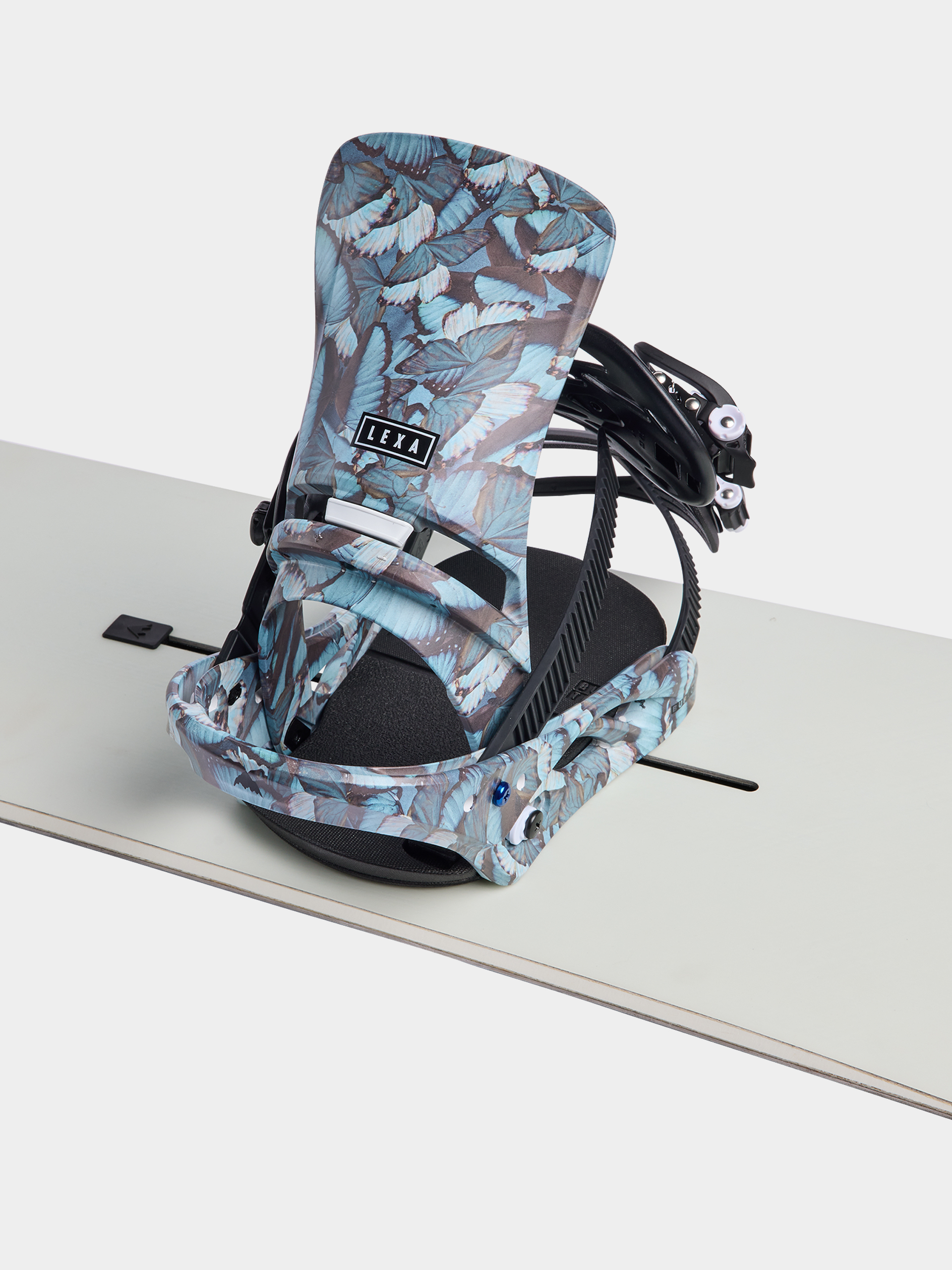 Női Snowboard kötés Burton Lexa (blue butterflies)