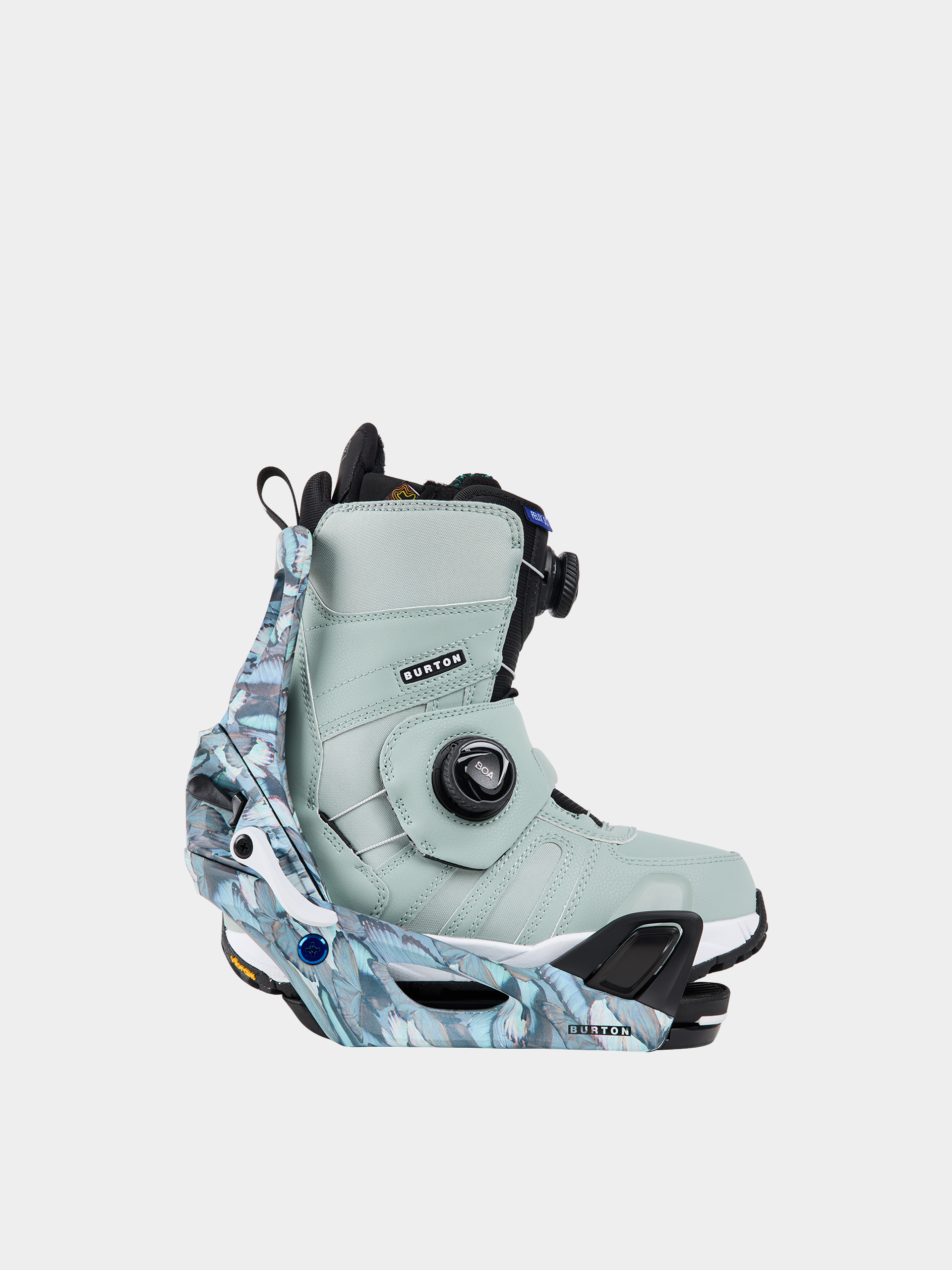 Női Snowboard kötés Burton Step On (blue butterflies)