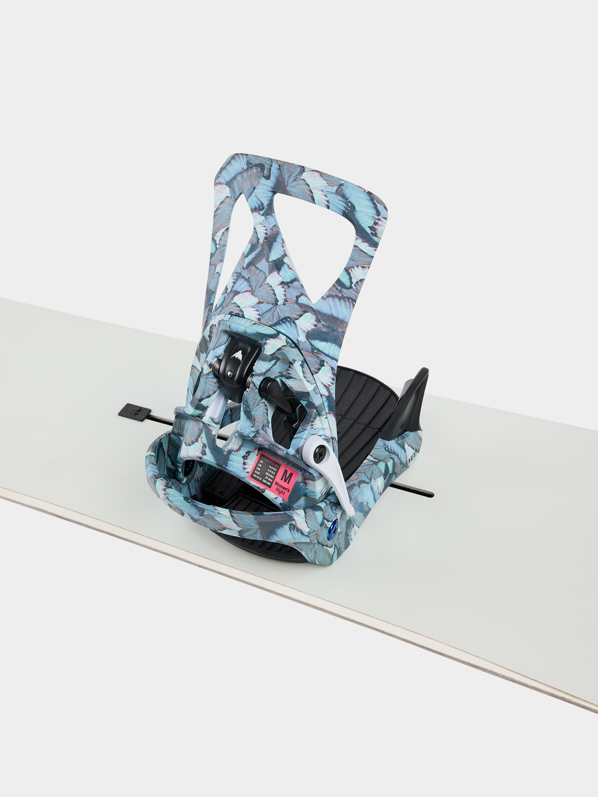 Női Snowboard kötés Burton Step On (blue butterflies)