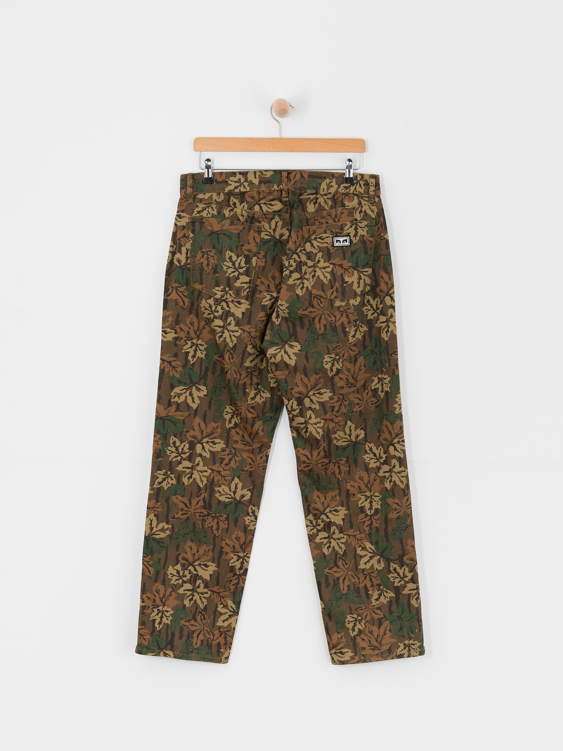 OBEY Hardwork Printed Denim Kisnadrág (mulled basil multi)
