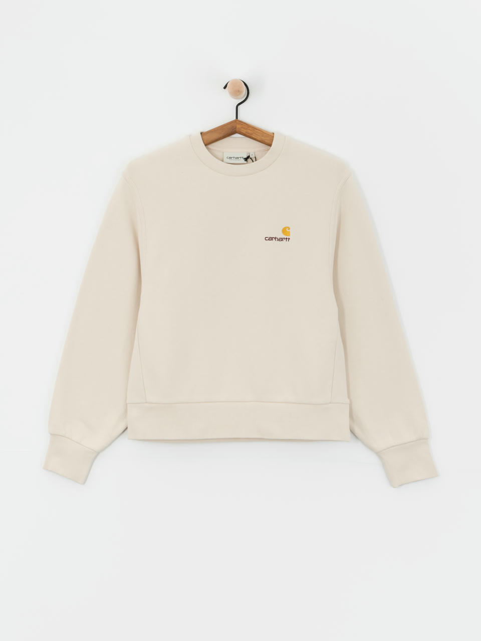 Carhartt WIP American Script Wmn Pulóver (moonbeam)