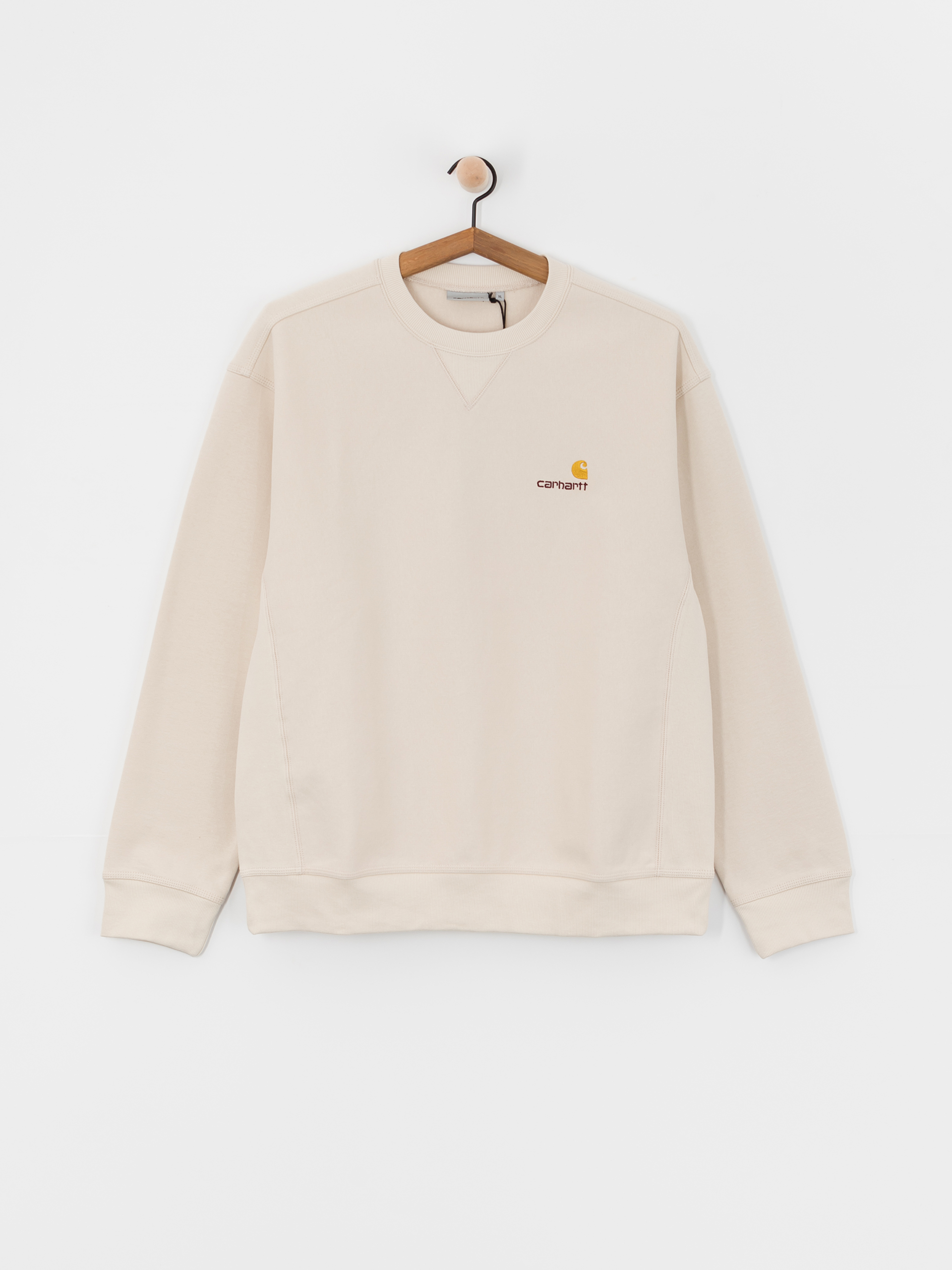 Carhartt WIP American Script Pulóver (moonbeam)