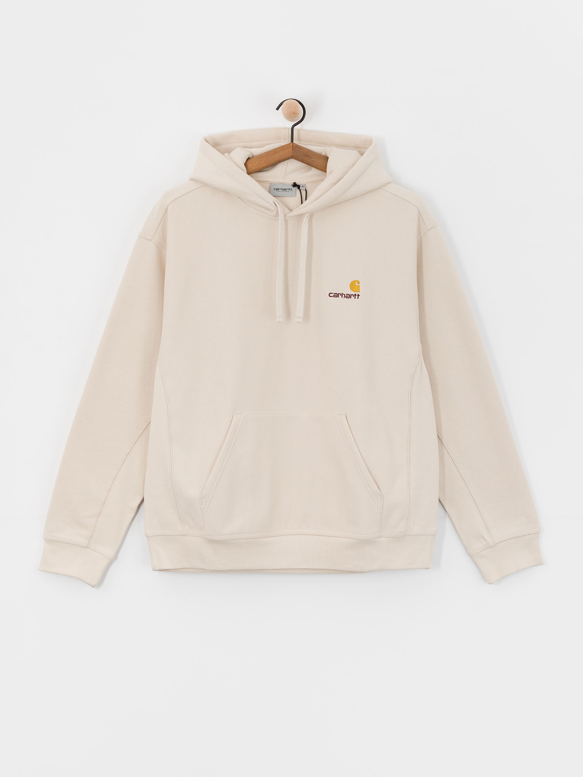 Carhartt WIP American Script HD Kapucnis pulóver (moonbeam)