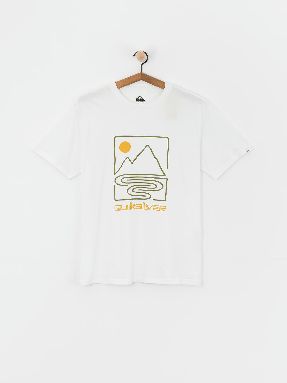 Quiksilver Qs Outline Mountains Póló (white)