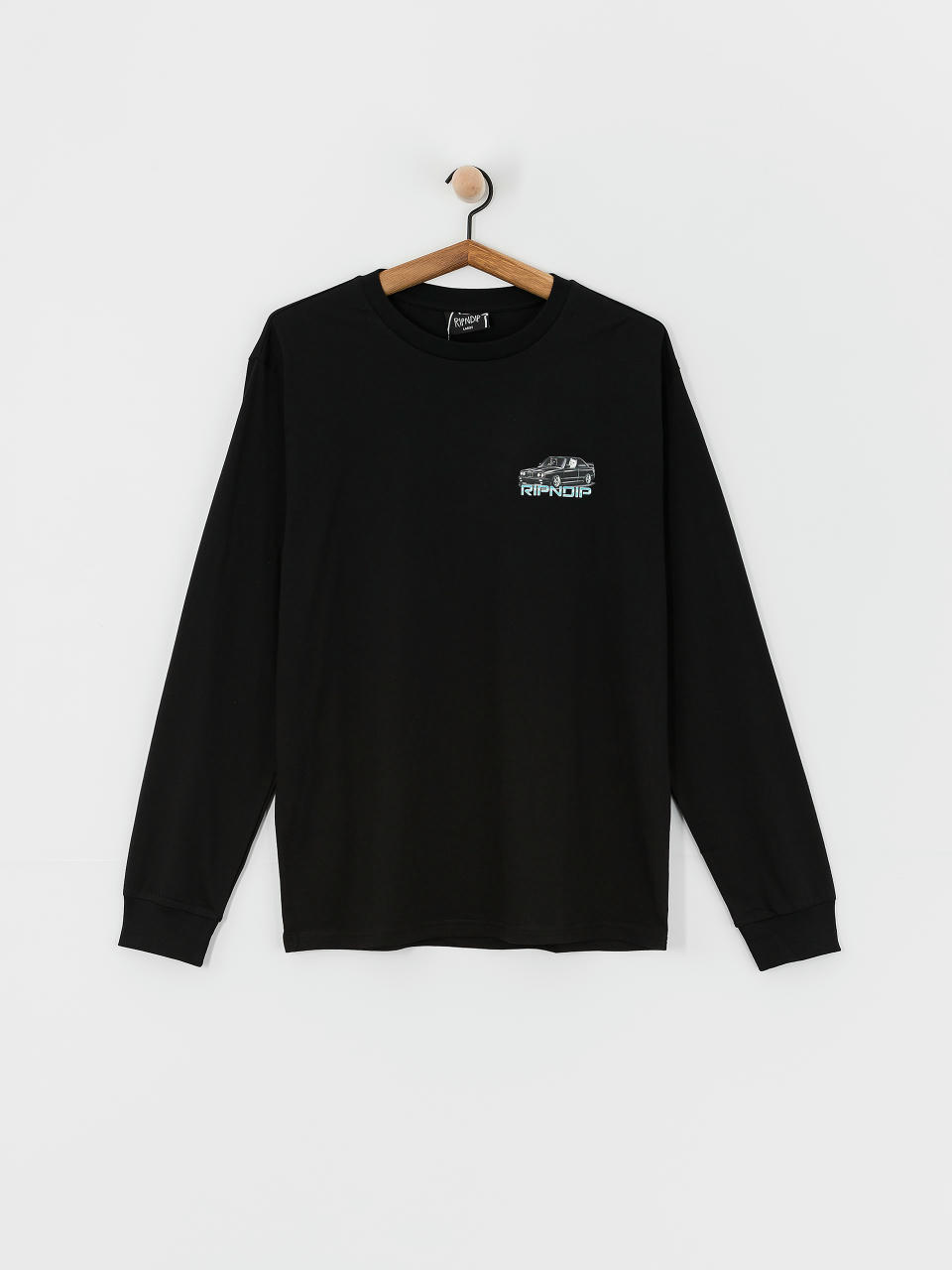 Hosszú ujjú felső RipNDip Vroom Vroom (black)