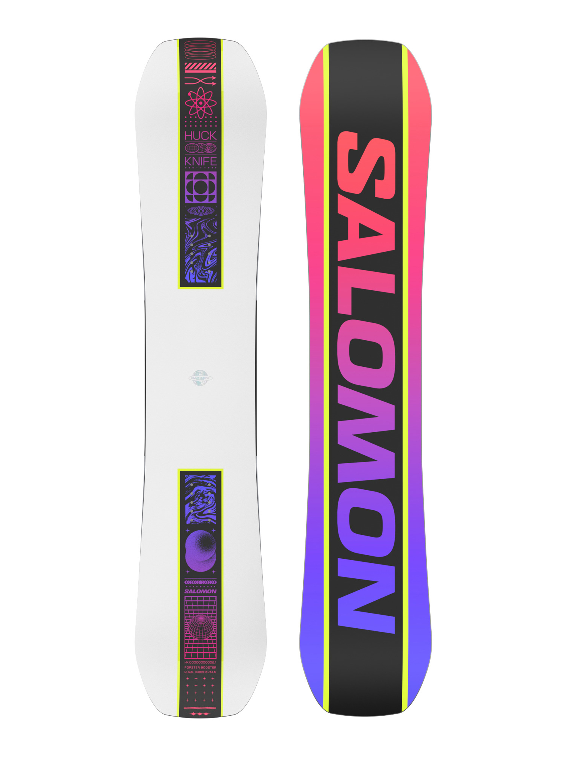 Férfi Snowboard Salomon Huck Knife (white/black)