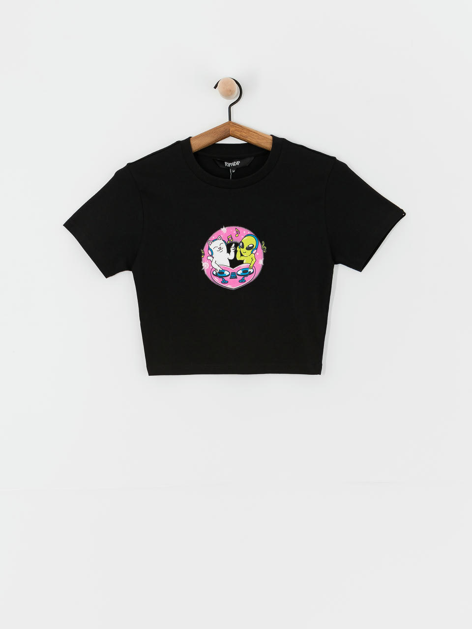 RipNDip Love Is Ripndip Cropped Baby Póló (black)