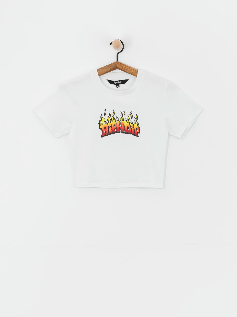 RipNDip Scary Cute Cropped Baby Póló (white)