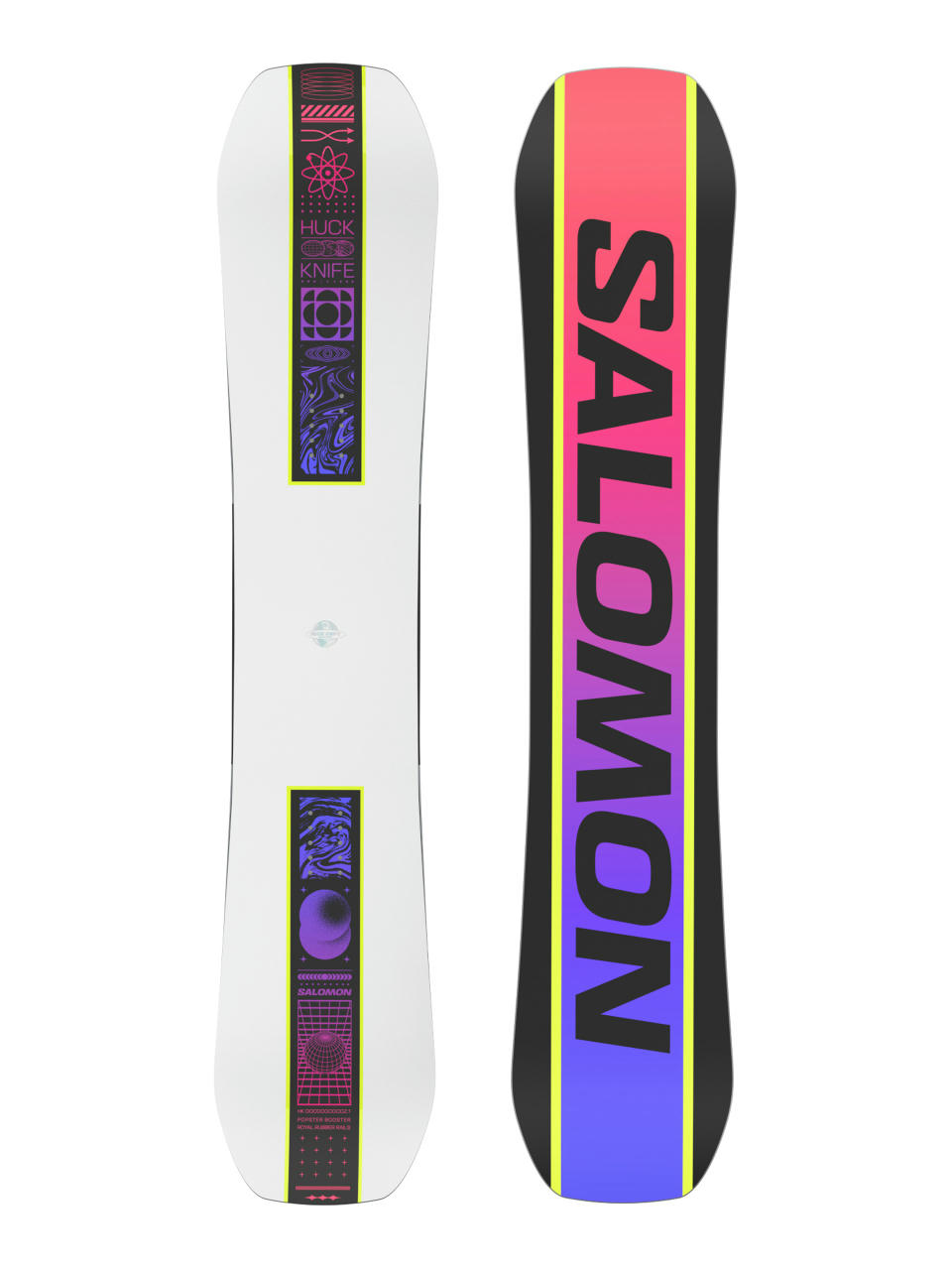 Férfi Snowboard Salomon Huck Knife (white/red/blue)