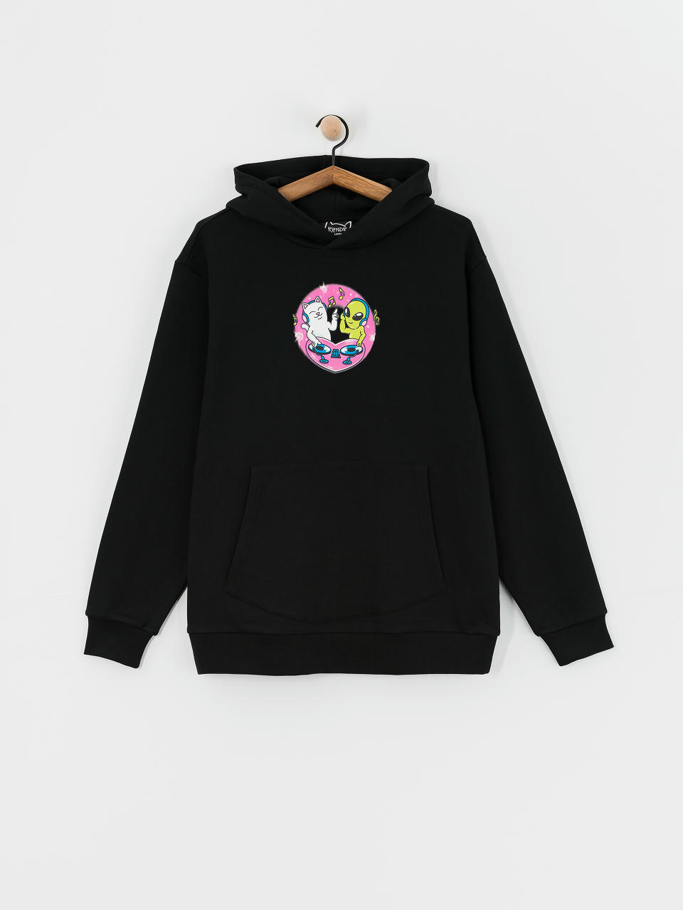 Kapucnis pulóver RipNDip Love Is Ripndip HD (black)