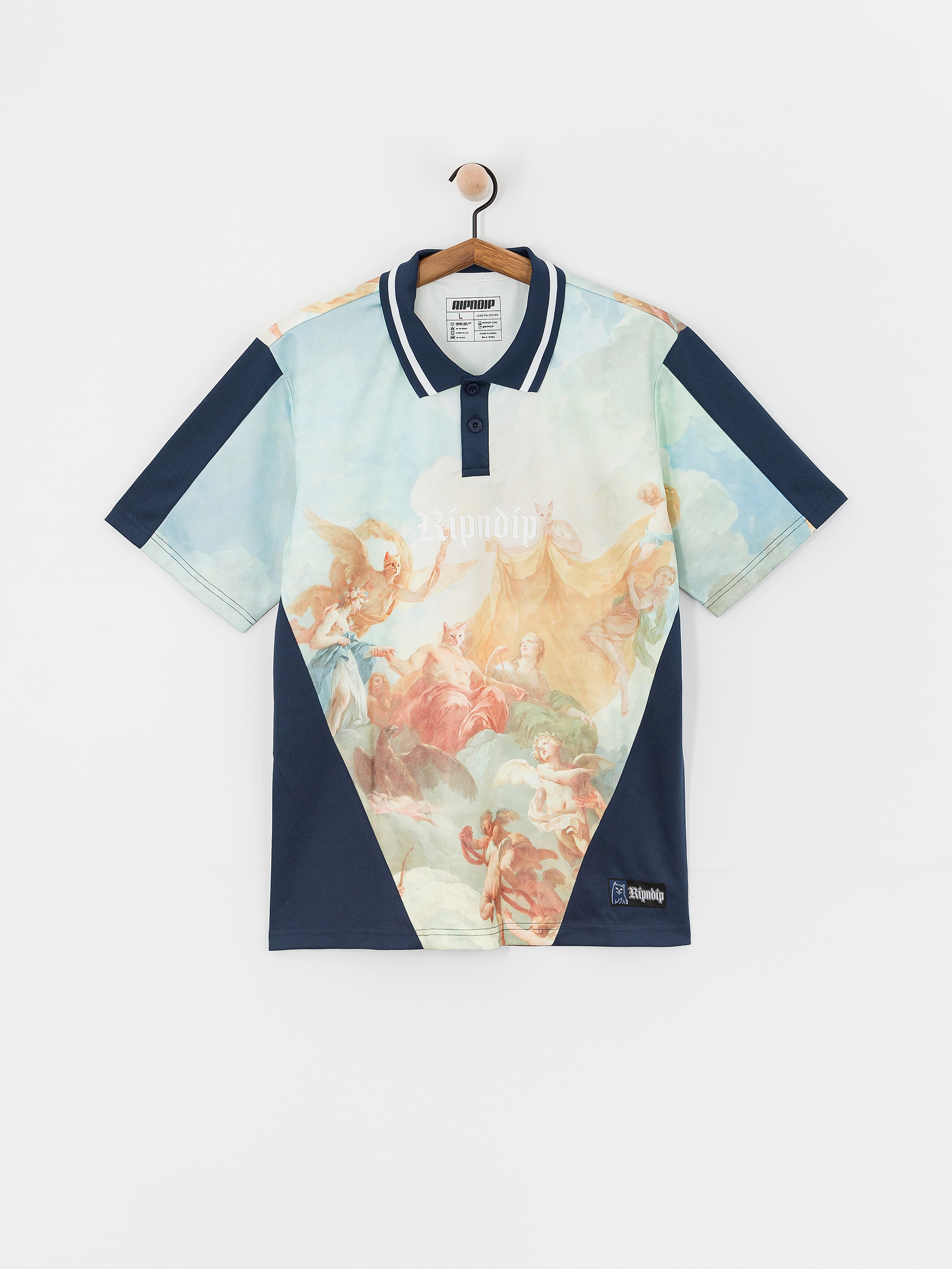 Póló RipNDip Heavens Waiting Soccer Jersey (navy multi)