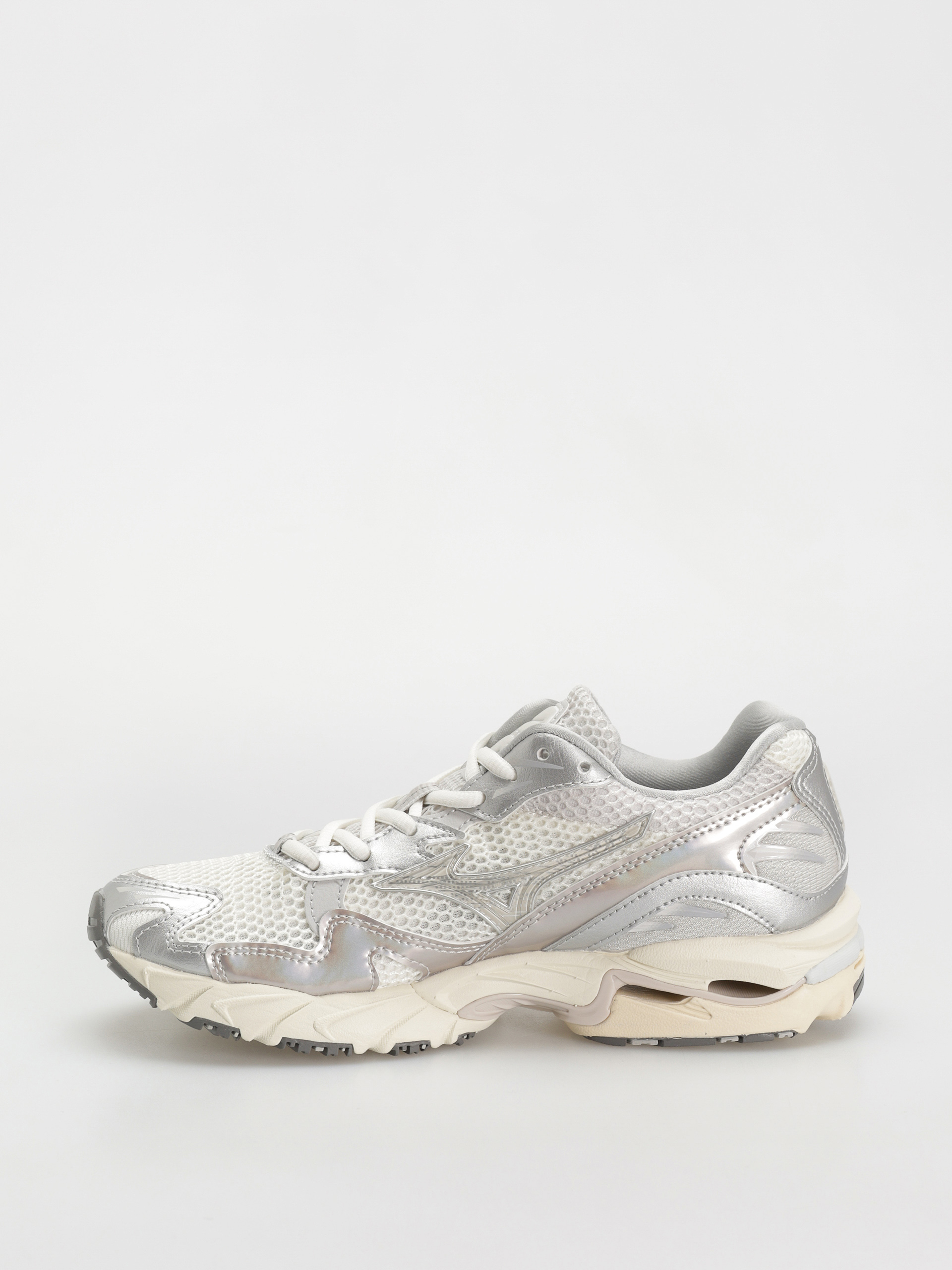 Mizuno Wave Rider 10 Cipők (white/white sand/nimbus cloud)