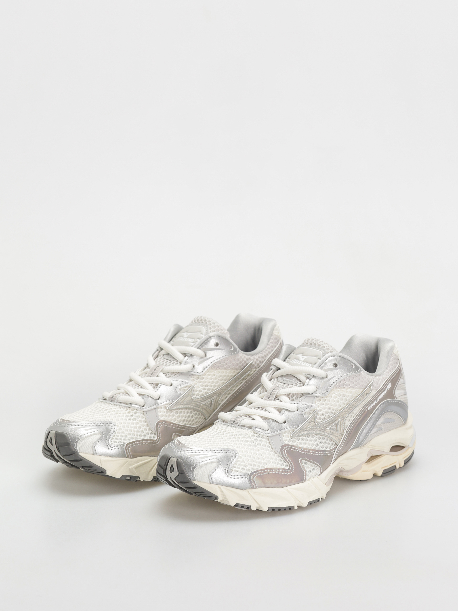 Mizuno Wave Rider 10 Cipők (white/white sand/nimbus cloud)