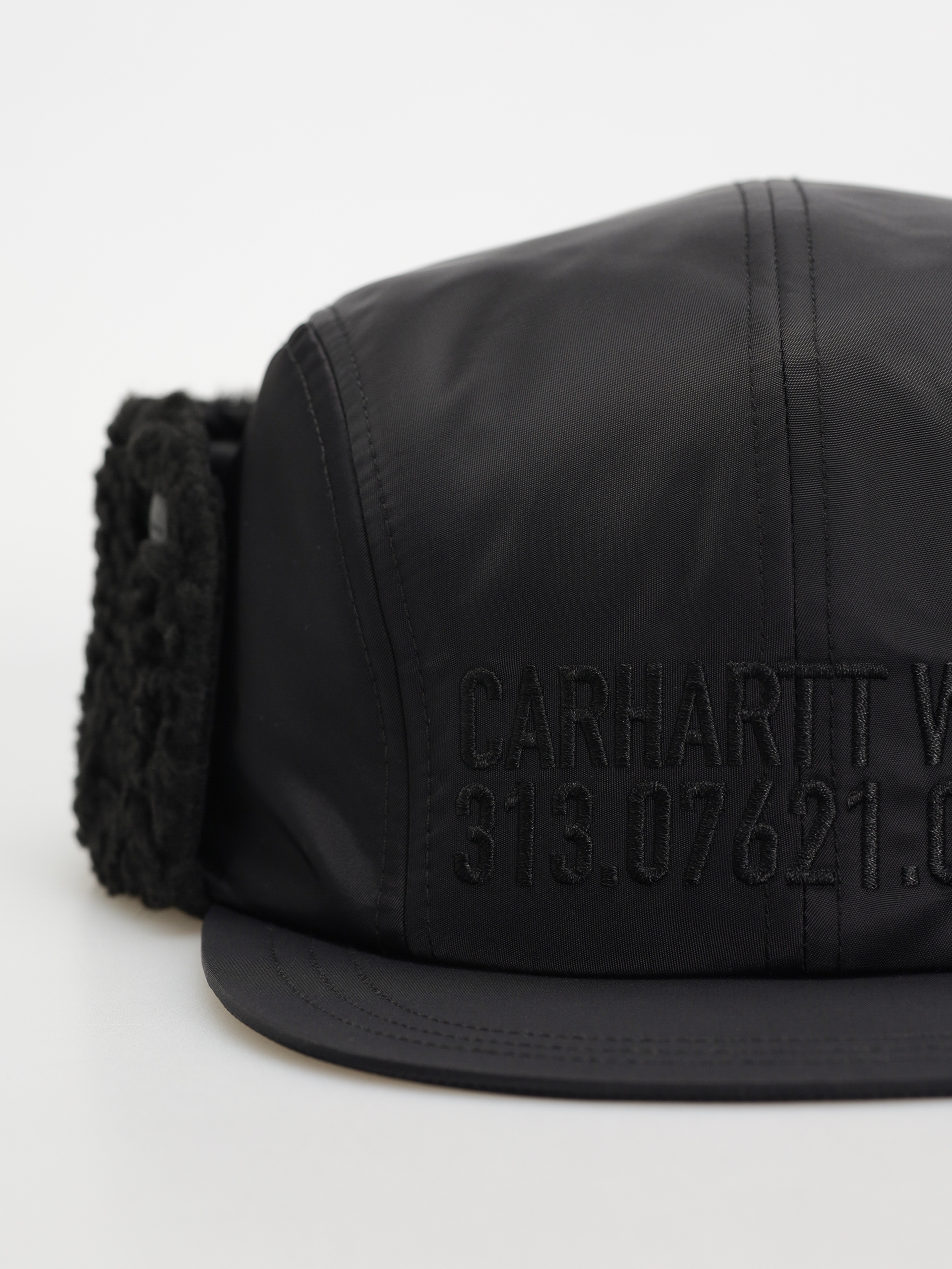 Carhartt WIP Olten Ear Guard Baseball sapka (black/black)