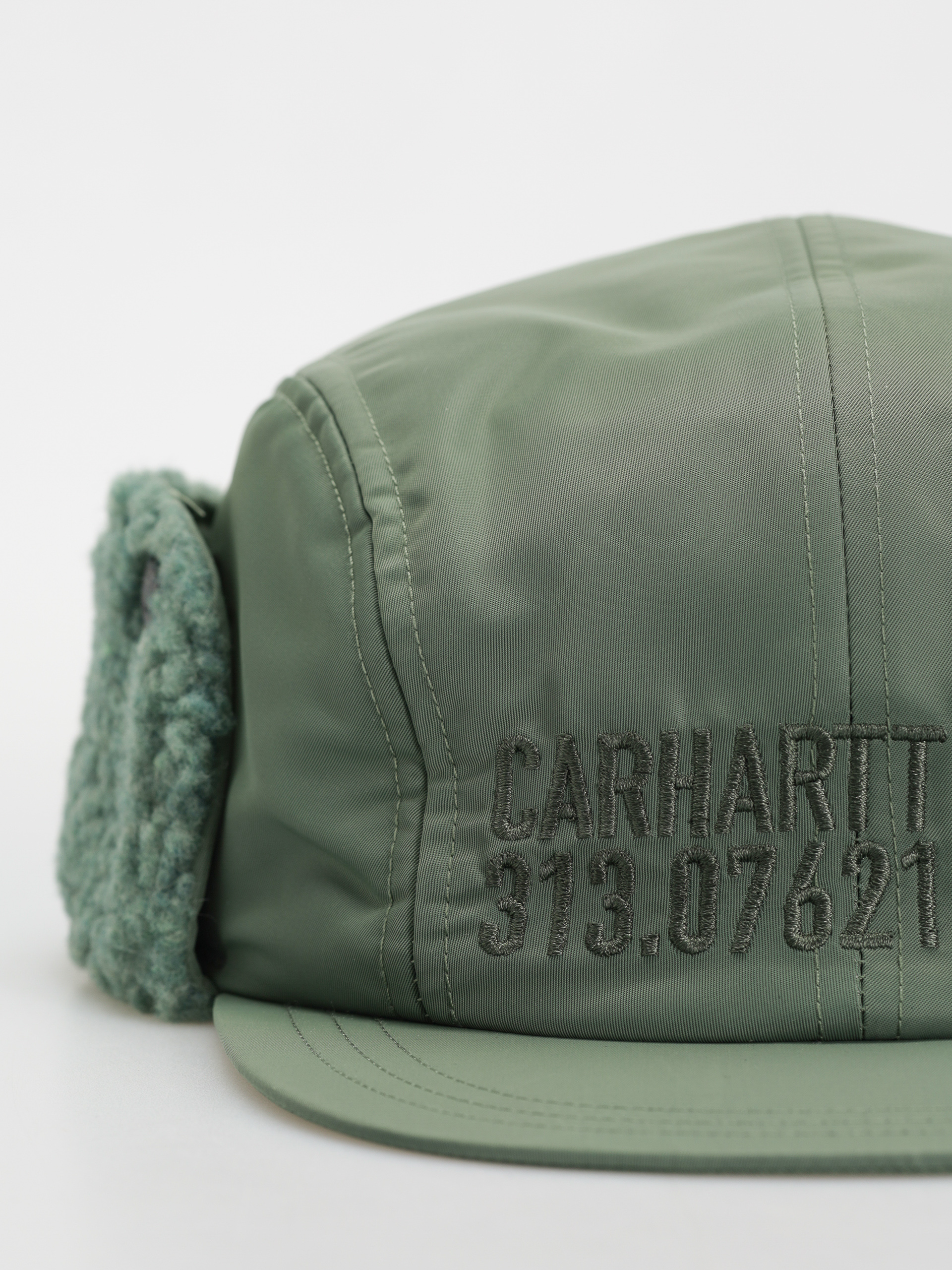 Carhartt WIP Olten Ear Guard Baseball sapka (duck green/duck green)