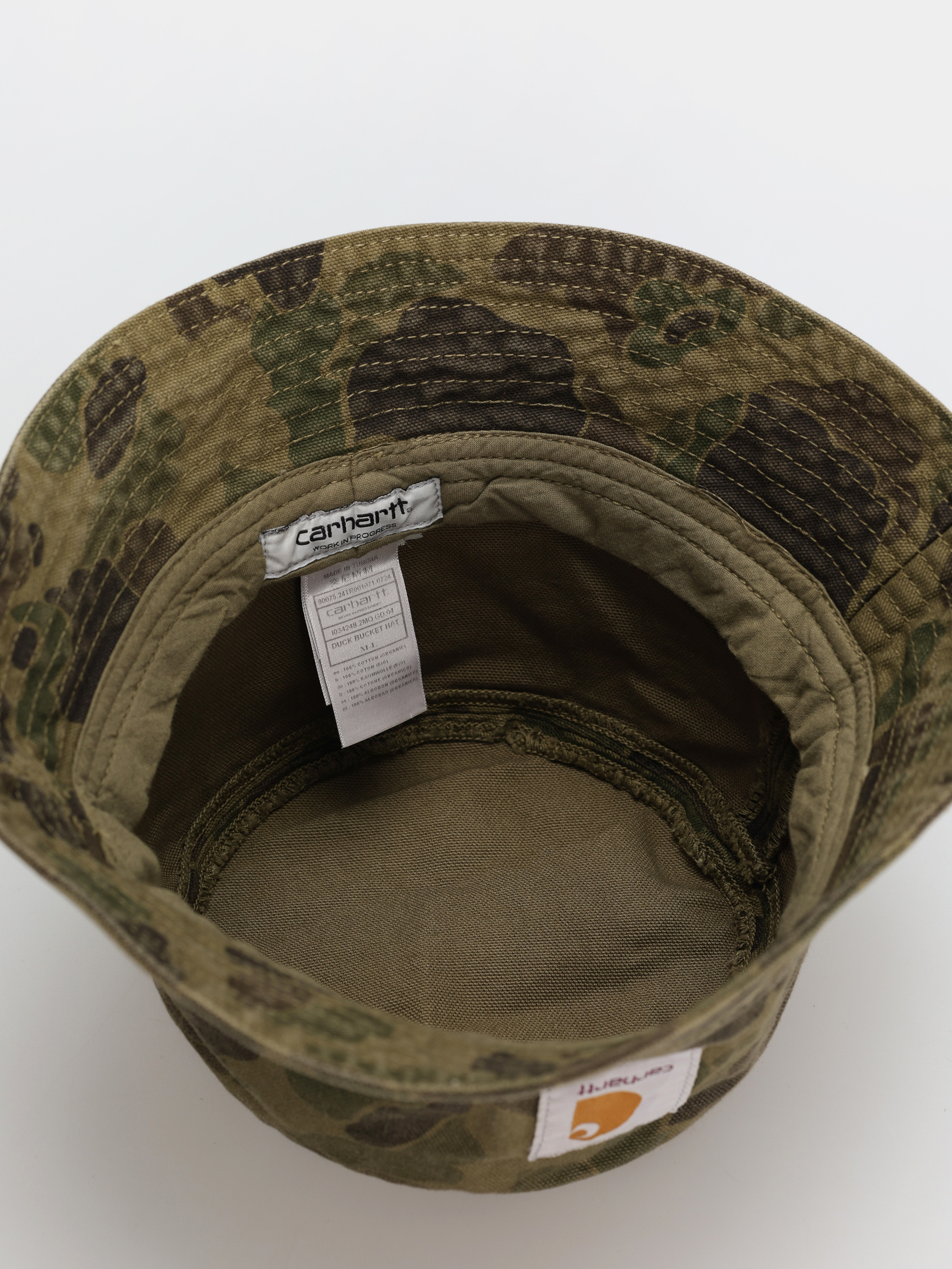 Carhartt WIP Duck Bucket Kalap (camo duck/green/office green)