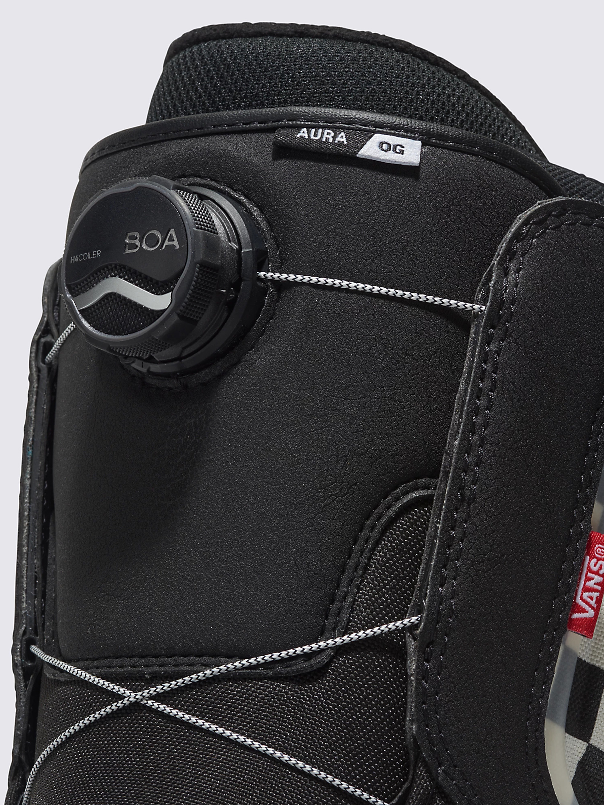 Férfi Snowboard cipők Vans Aura Og (black/checkerboard)