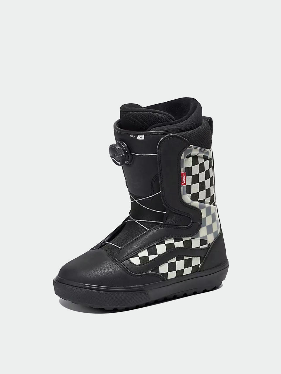 Férfi Snowboard cipők Vans Aura Og (black/checkerboard)