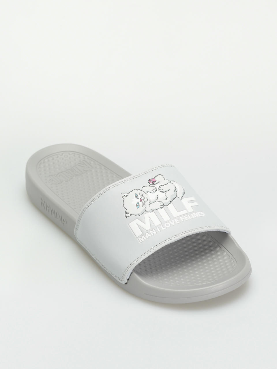 Flip-flop papucsok RipNDip Man I Love Felines (grey)