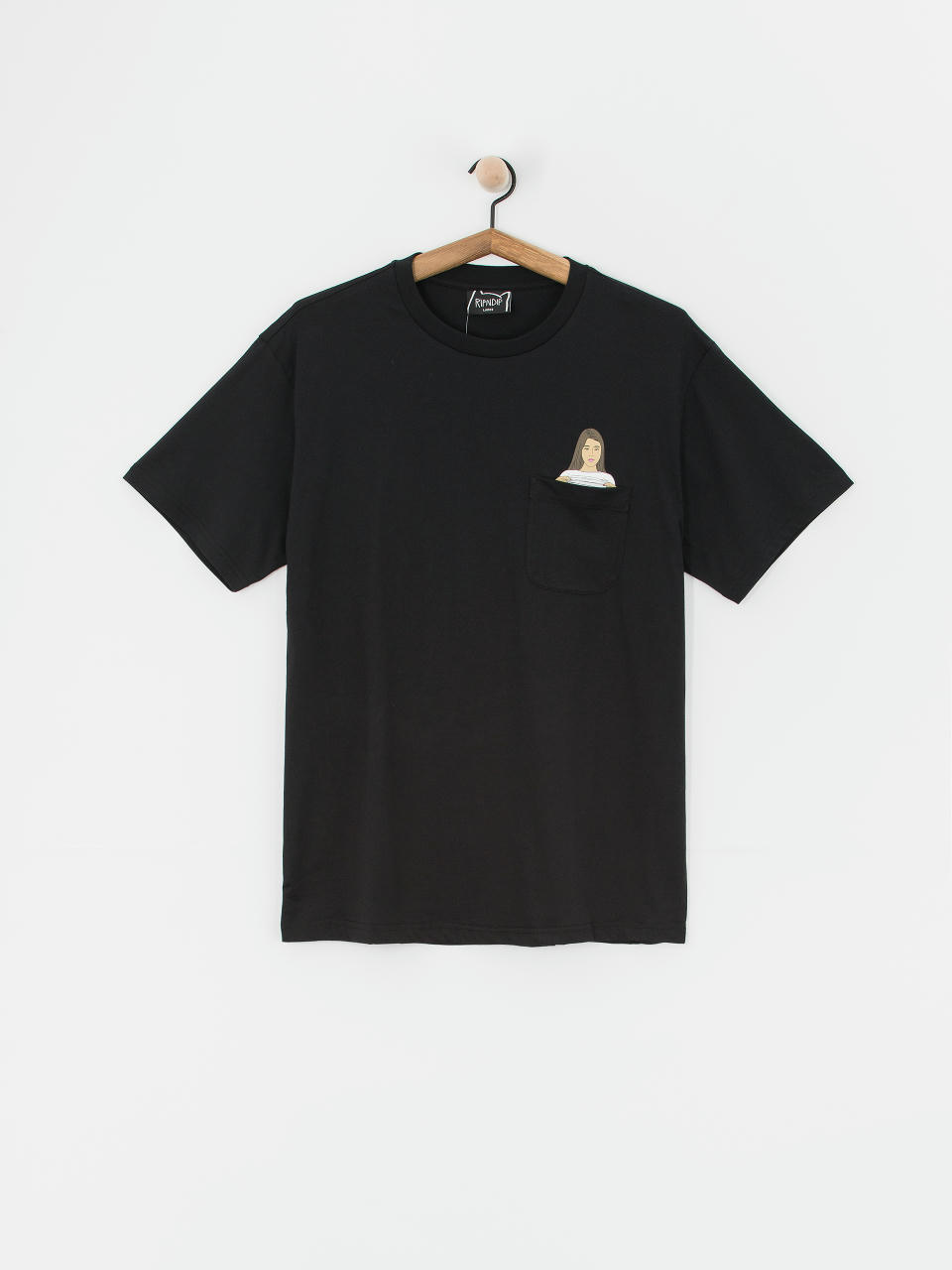 RipNDip Flashing Kittys Pocket Póló (black)