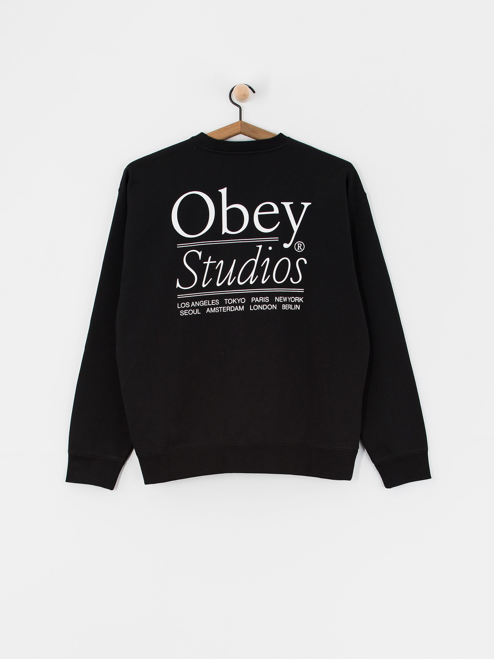 Pulóver OBEY Studios (black)