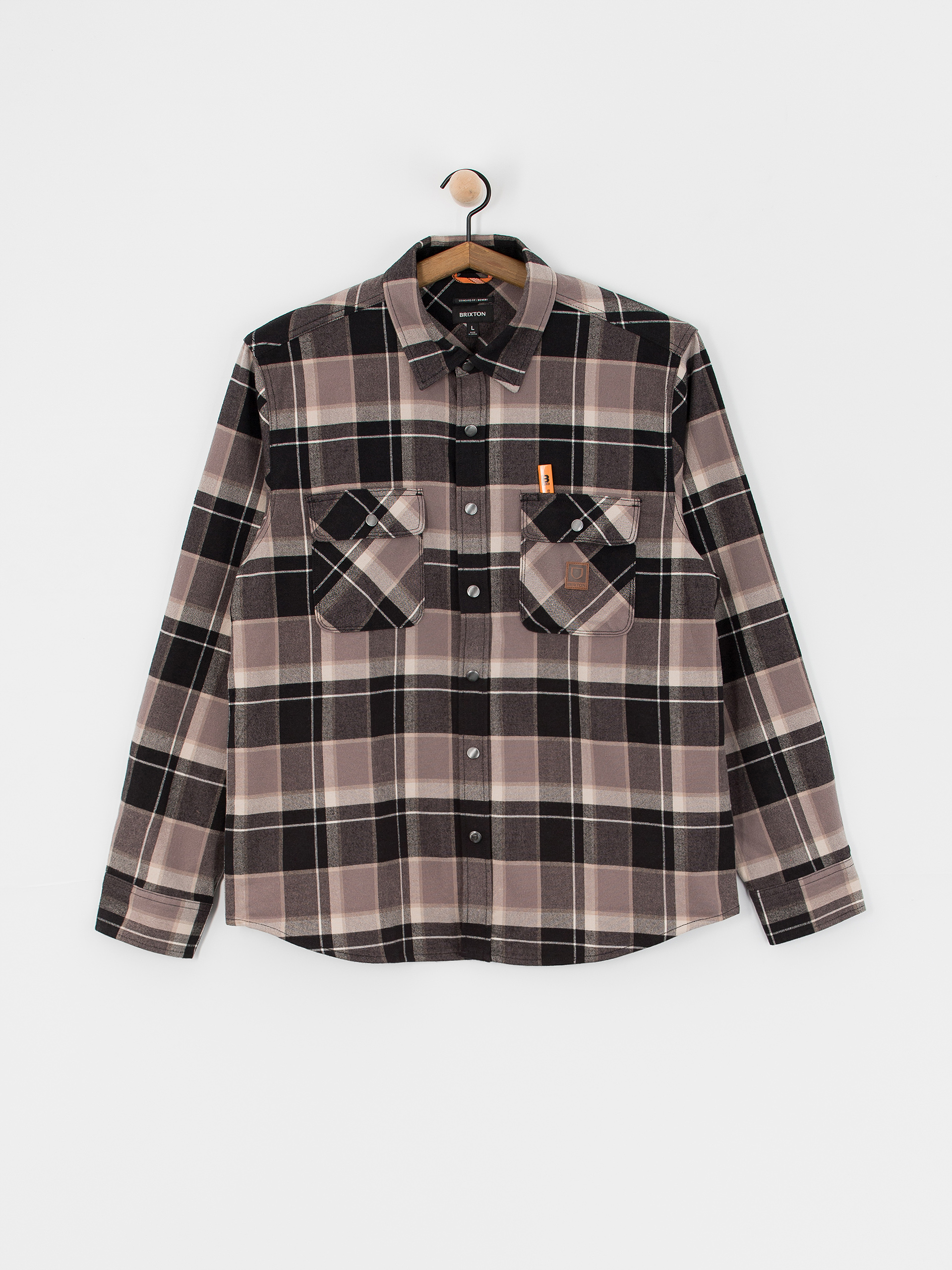 Ing Brixton Builders Bowery Str Wr Ls (black/charcoal/beige)