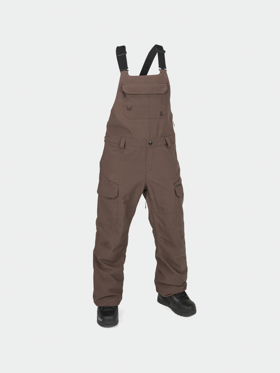 Női Snowboard nadrág Volcom Creston 3D Stretch Bib Overall (mahogany)