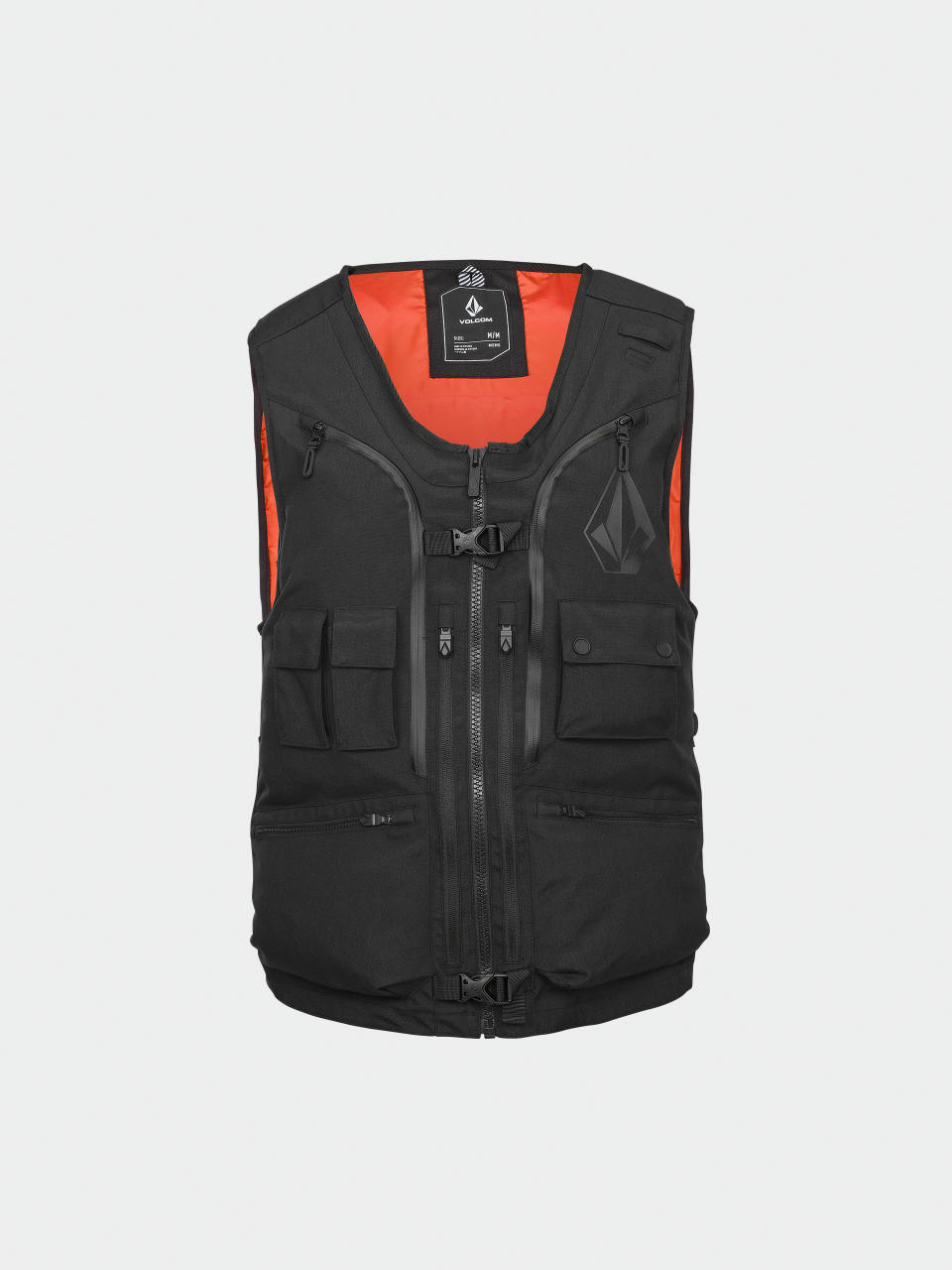 Férfi Snowboard dzseki Volcom Iguchi Slack Vest (black)