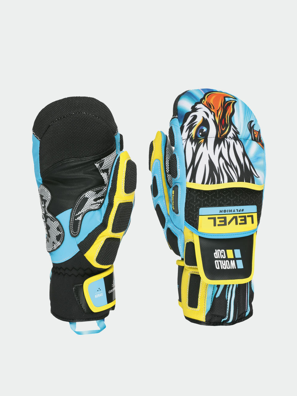 Kesztyű Level Worldcup Cf Mitt (yellow blue)