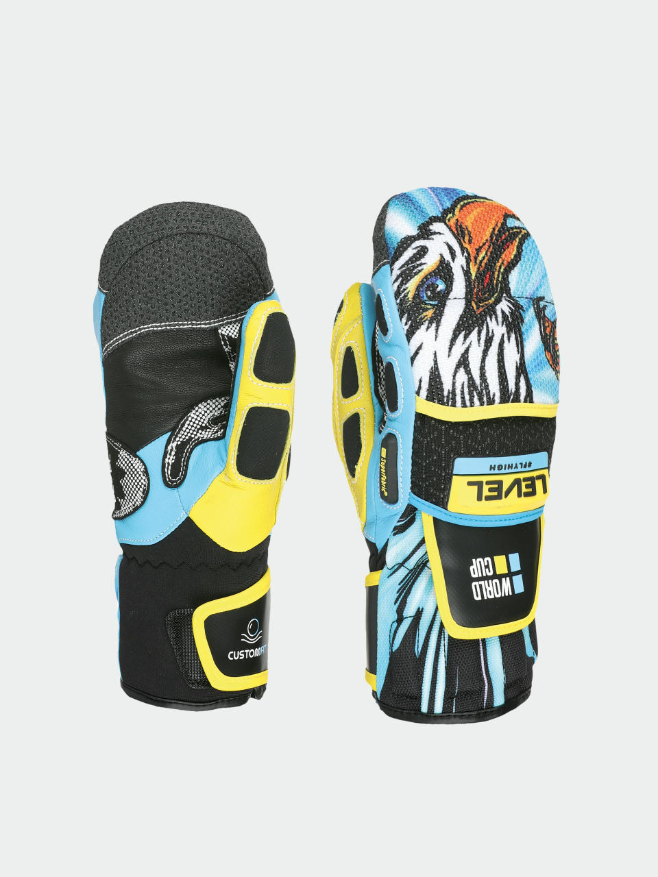 Kesztyű Level Worldcup Jr Cf Mitt JR (yellow blue)