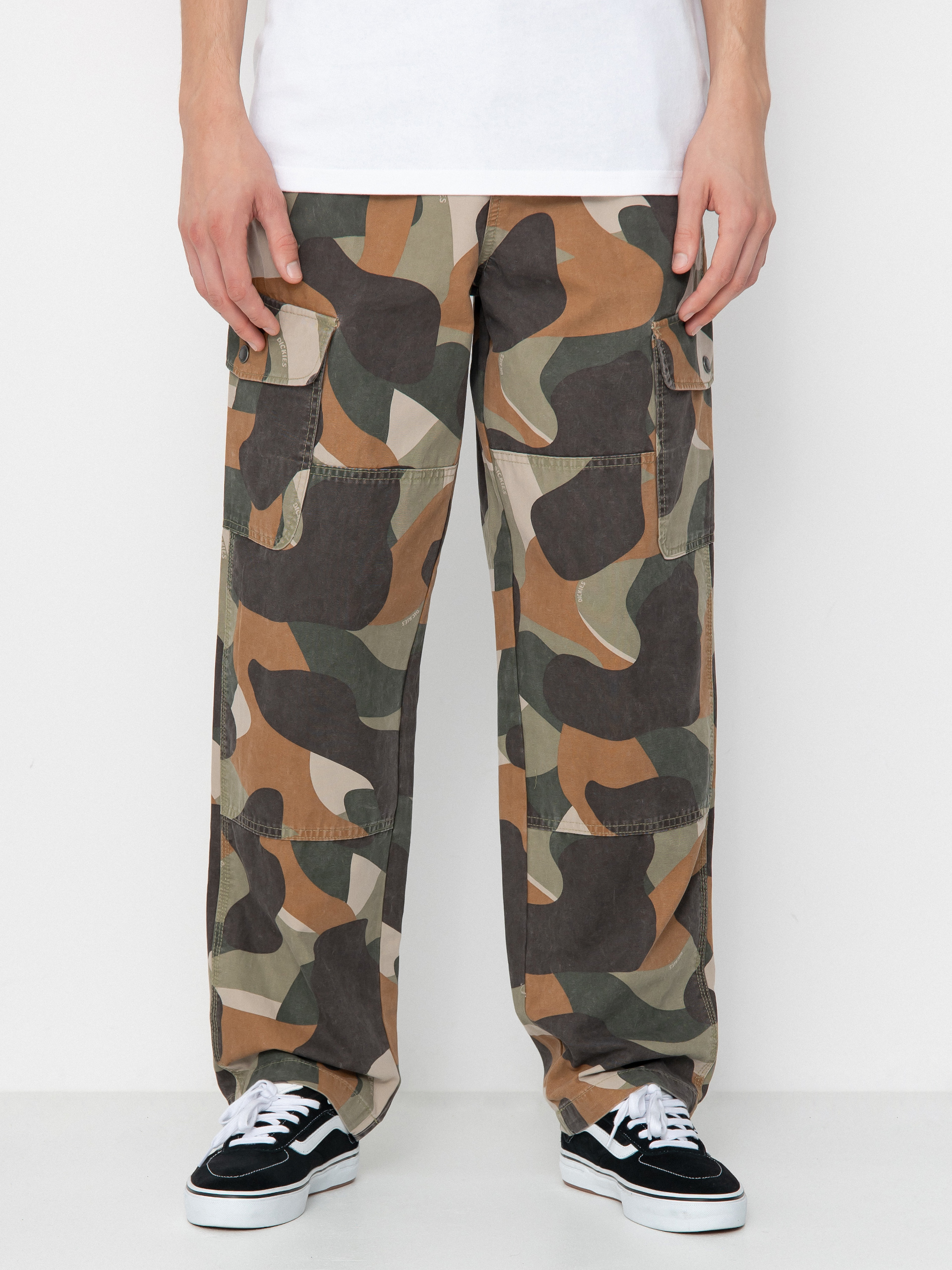 Dickies Duck Canvas Camo Cargo Kisnadrág (imperial green)