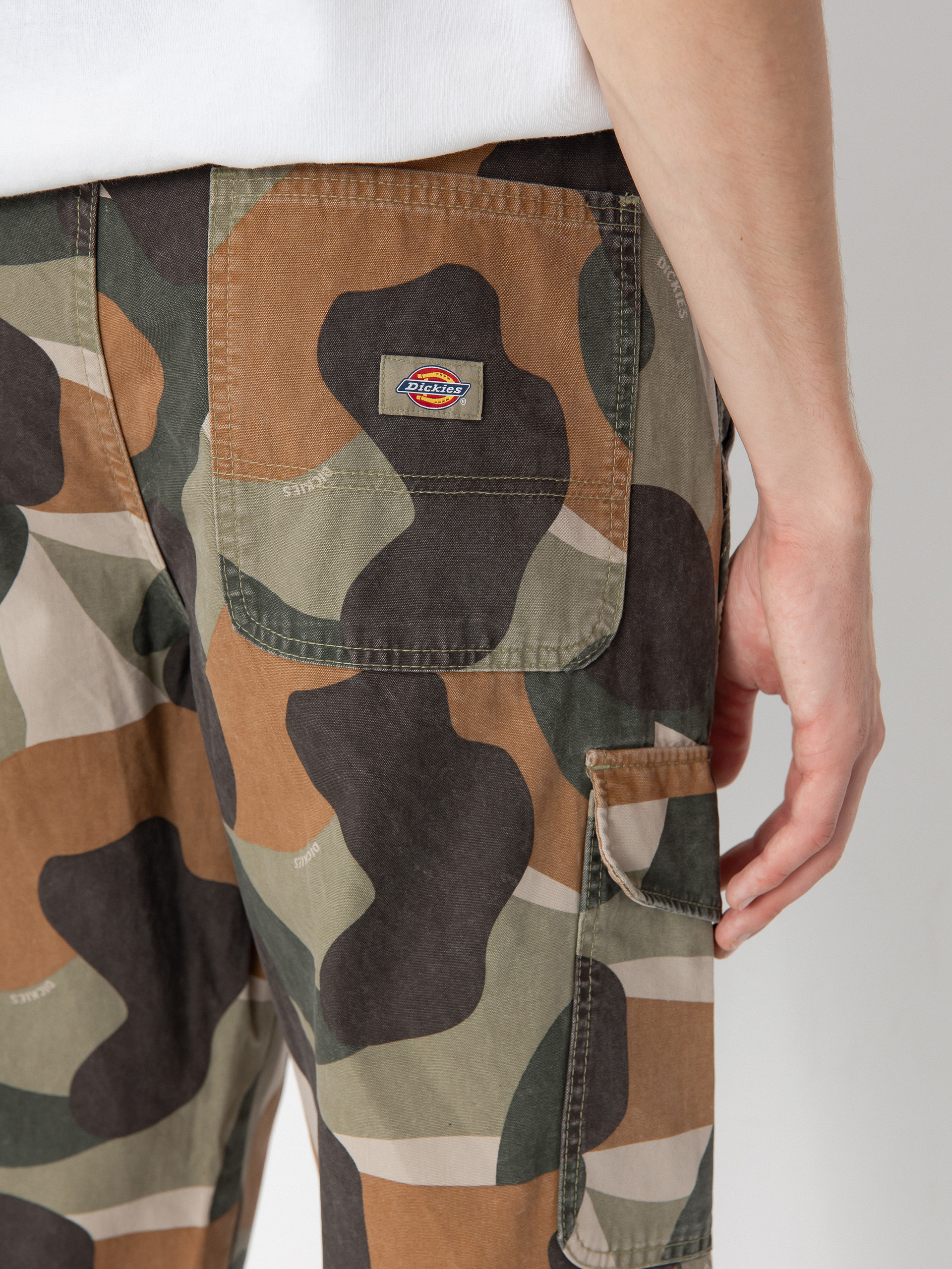 Dickies Duck Canvas Camo Cargo Kisnadrág (imperial green)