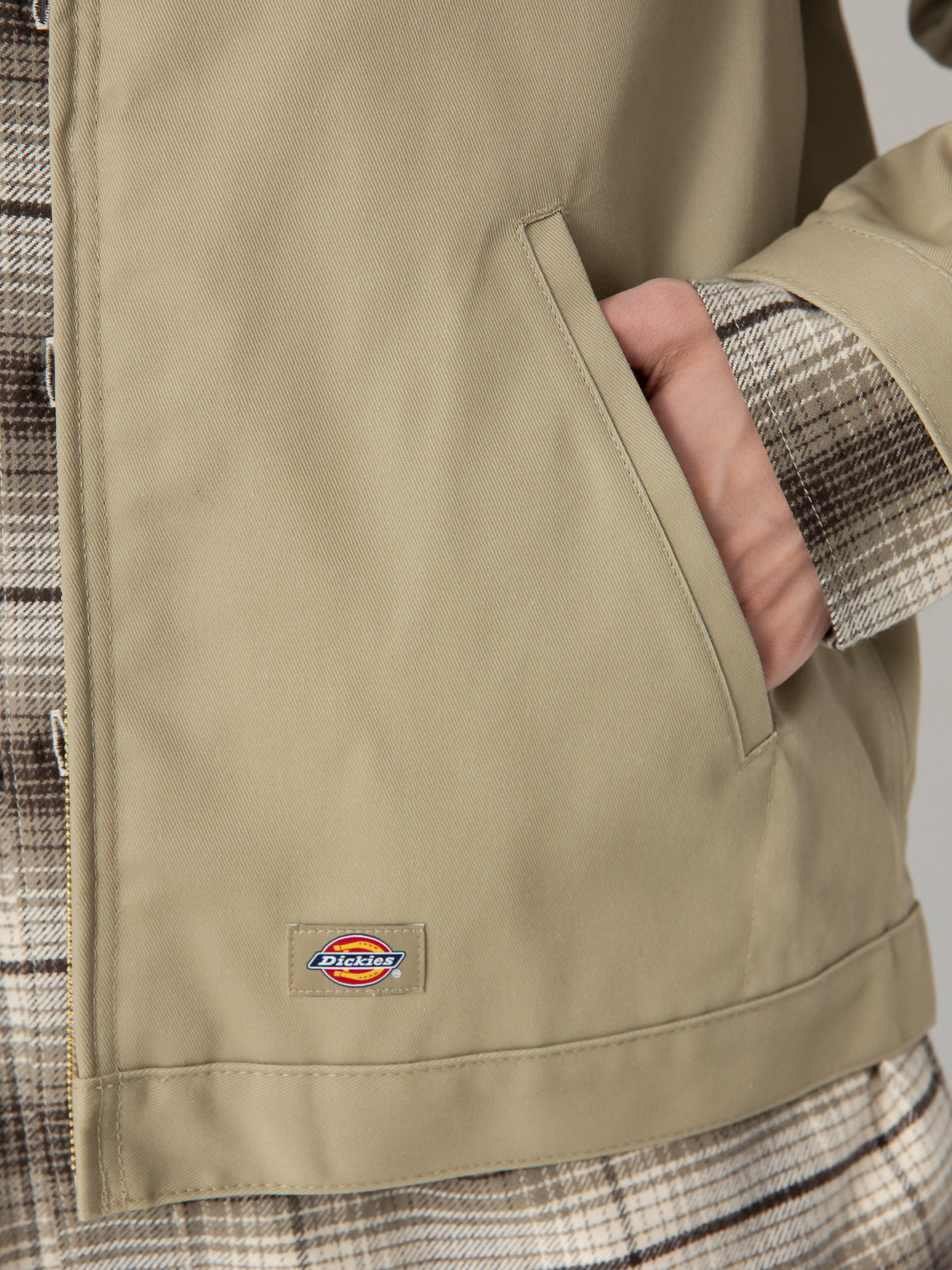 Dickies Lined Eisenhower Dzseki (khaki)