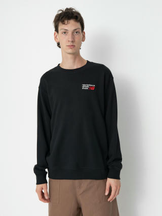 New Balance Athletics Premium Logo Crew Pulóver (black)