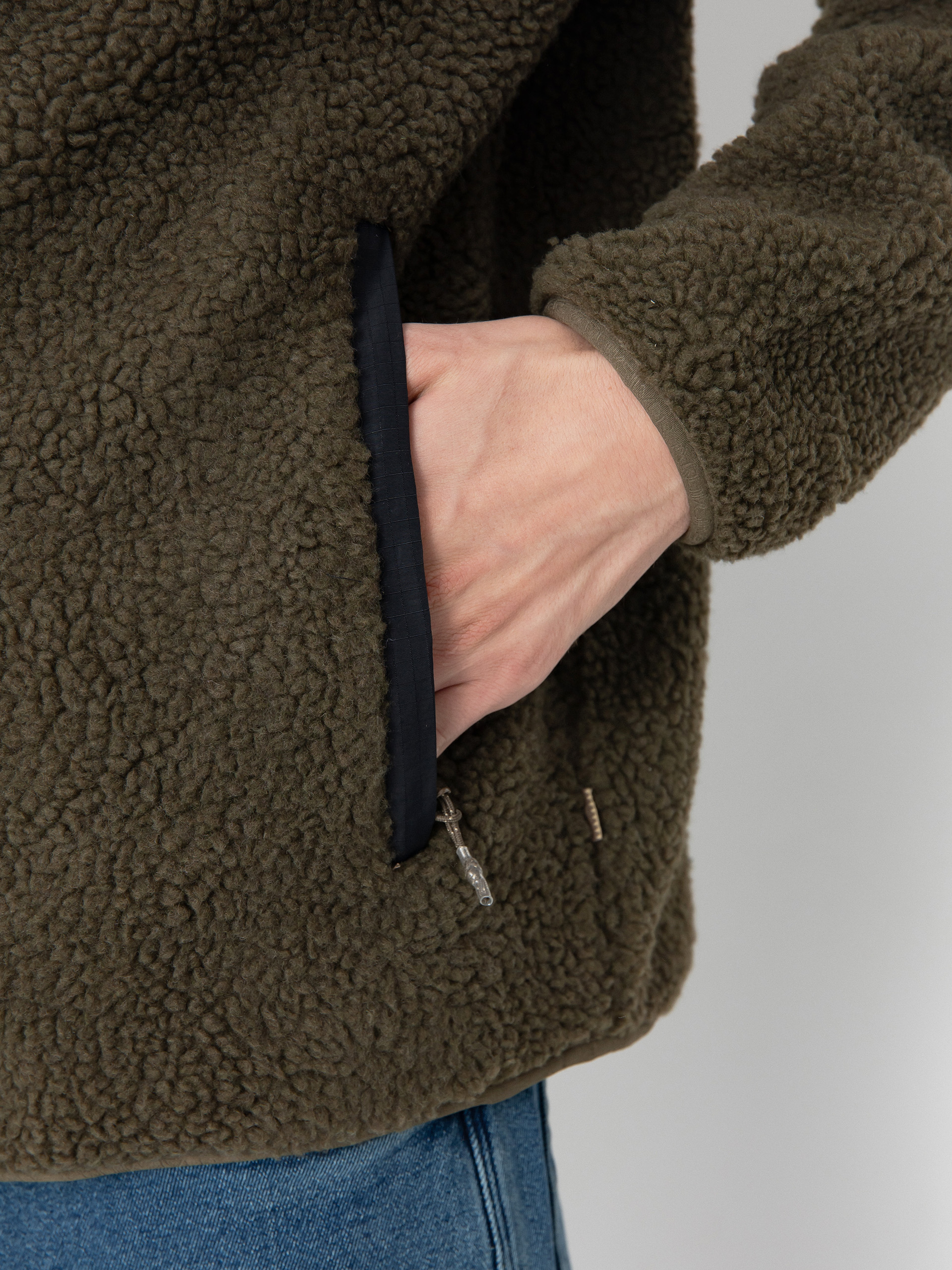 Férfi Quiksilver Shallow Water FZ Polár pulóver (canteen)