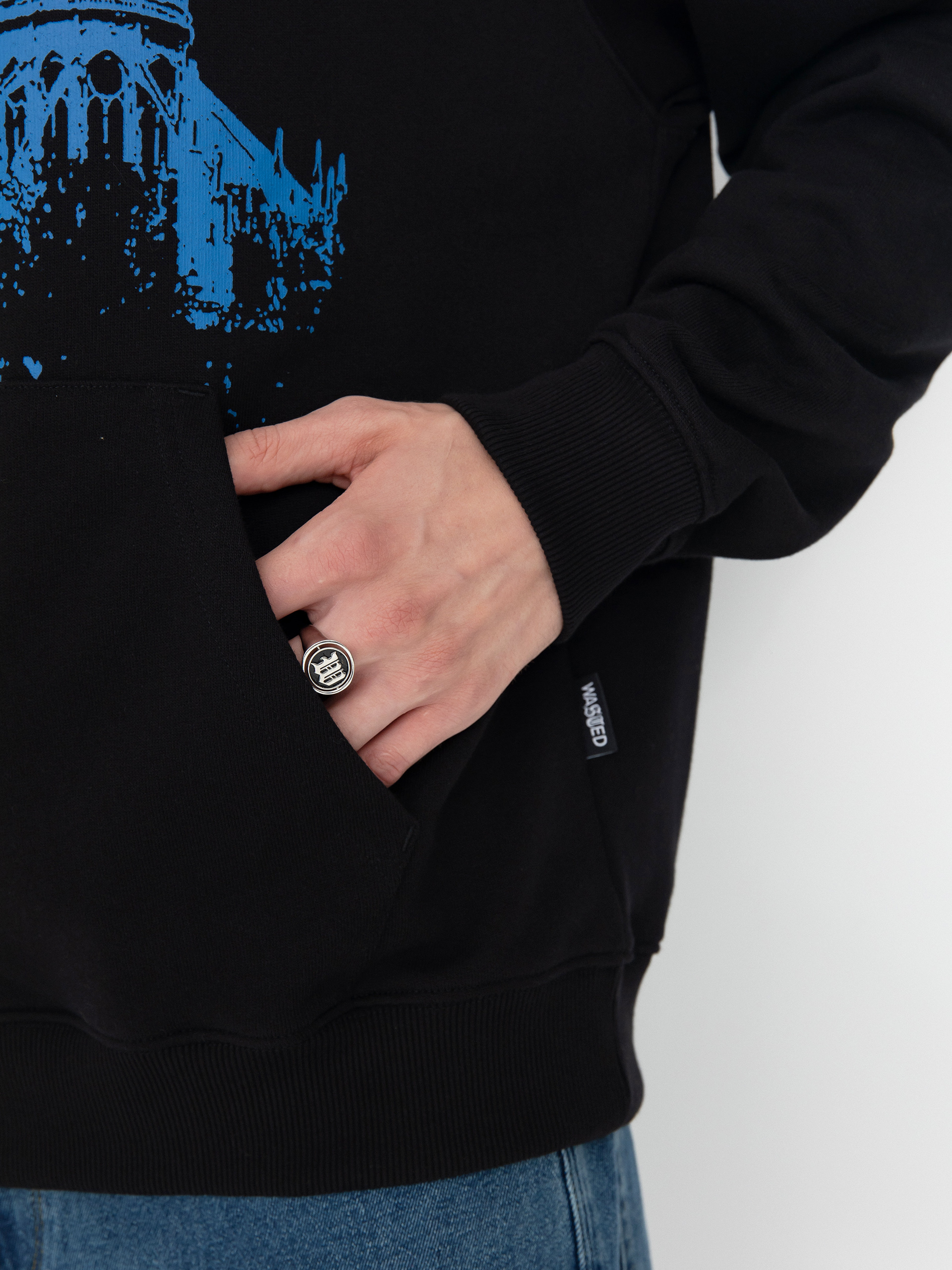 Wasted Paris Vault HD Kapucnis pulóver (black)