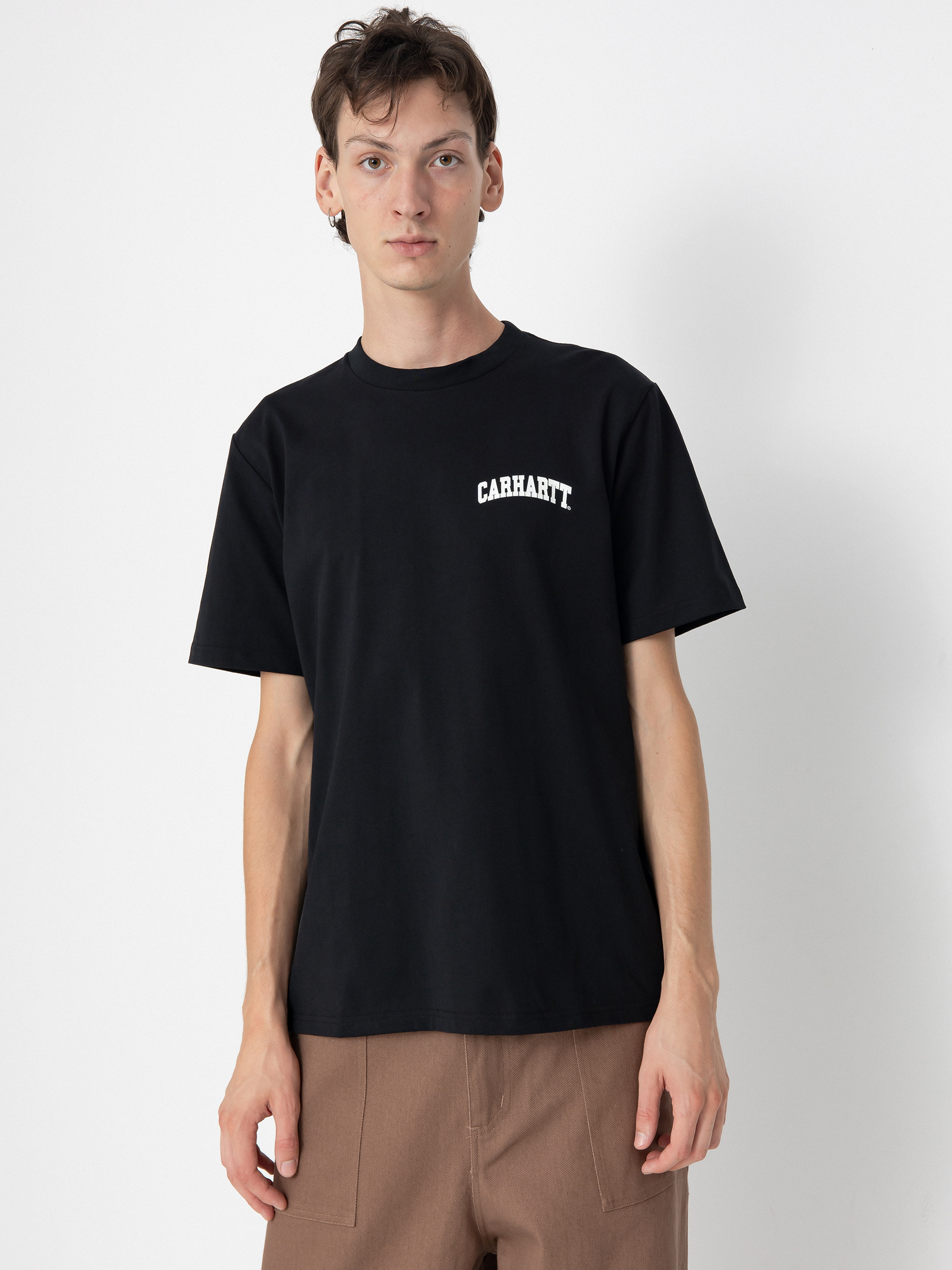 Carhartt WIP University Script Póló (black/white)