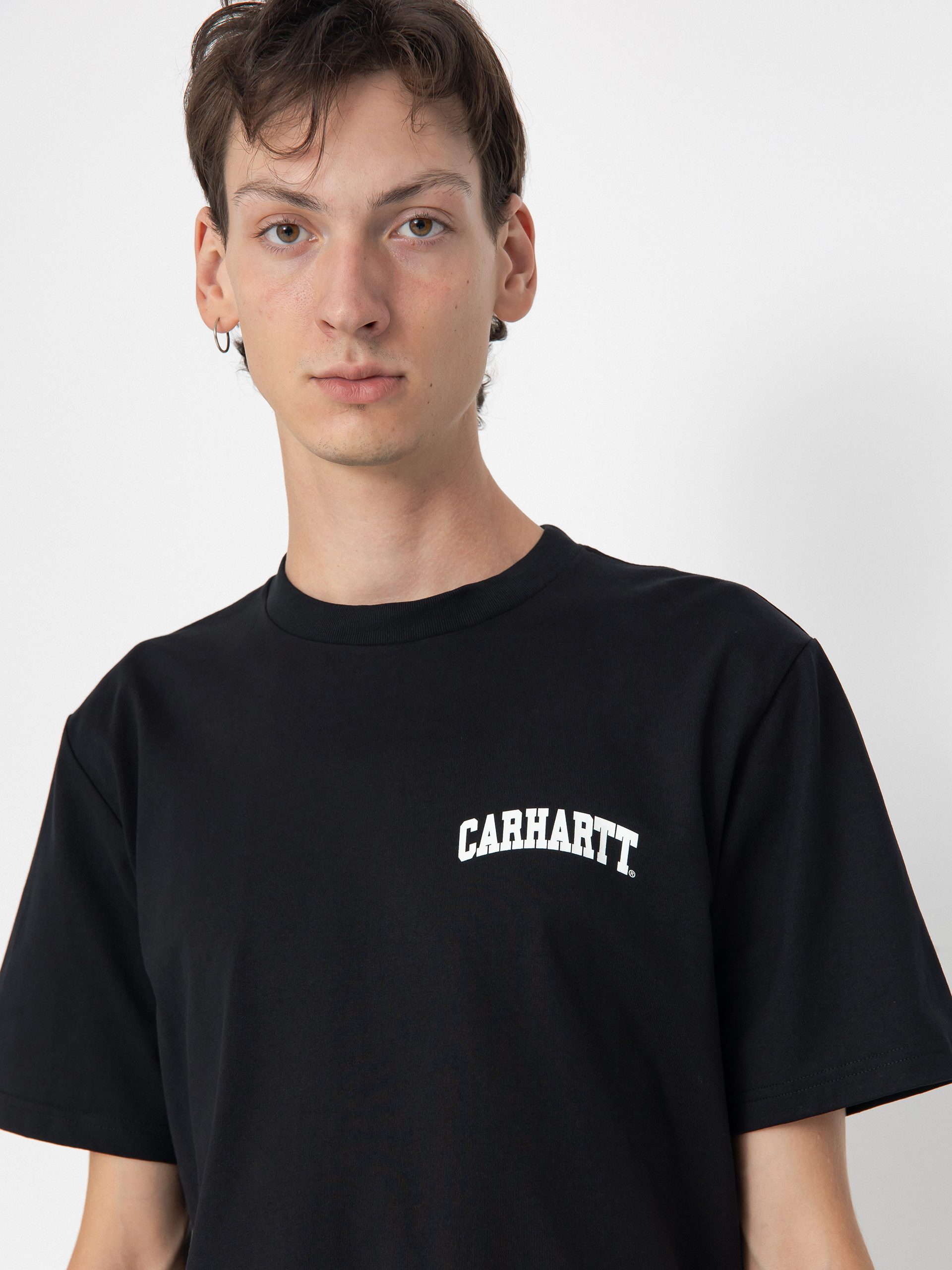 Carhartt WIP University Script Póló (black/white)