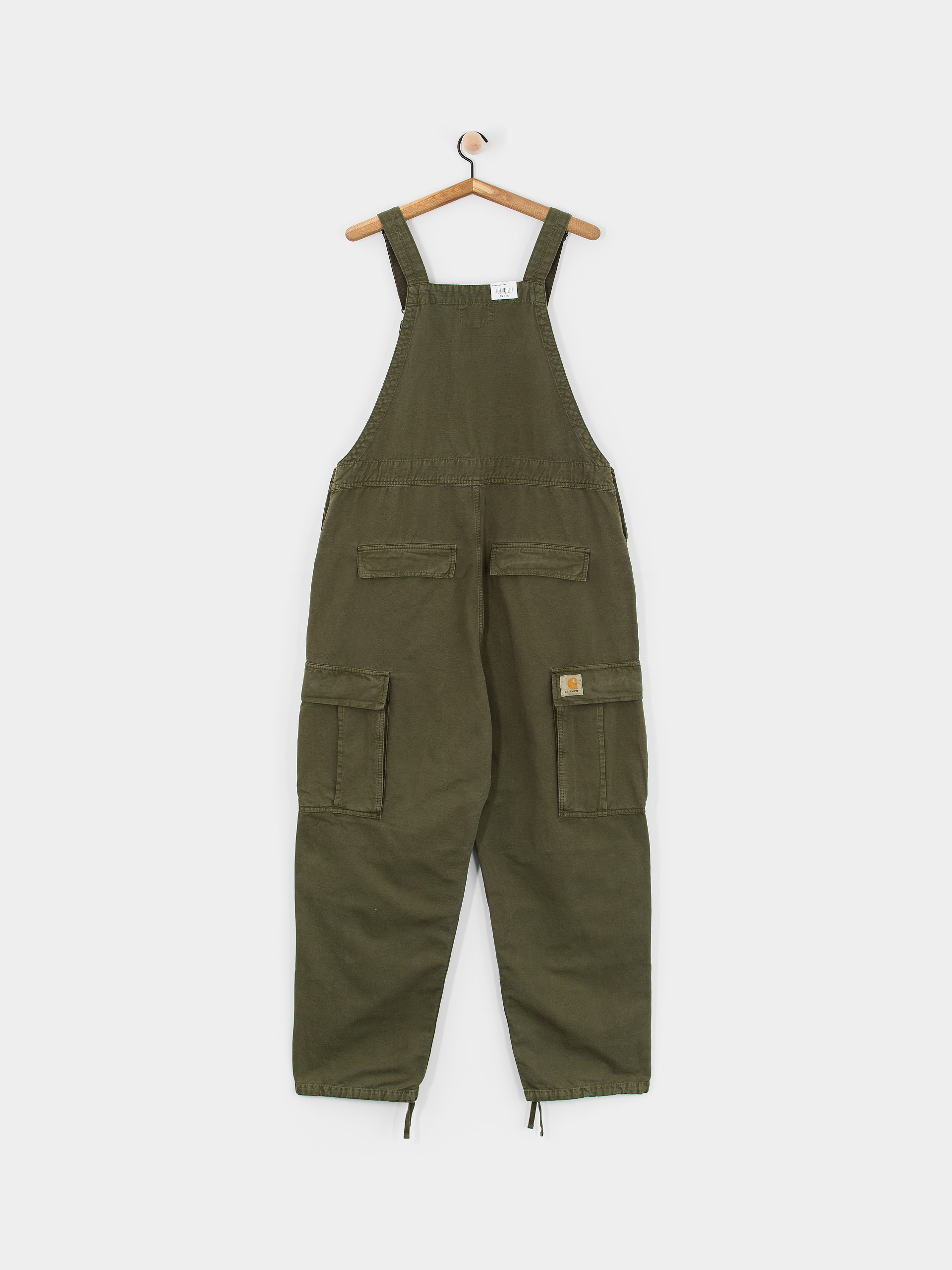 Kisnadrág Carhartt WIP Cargo Bib Overall (tarragon)