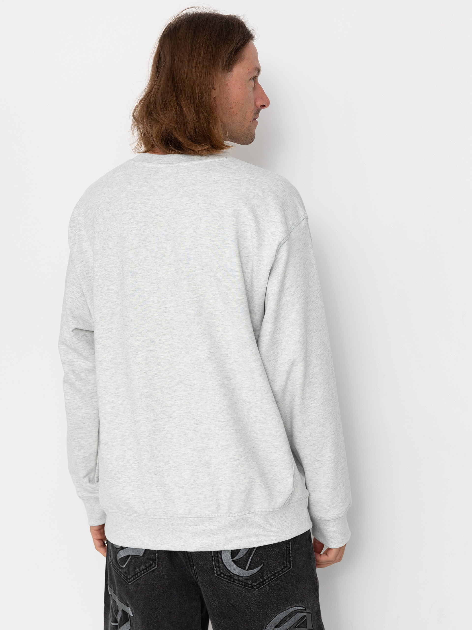 New Balance Athletics Premium Logo Crew Pulóver (ashheather)