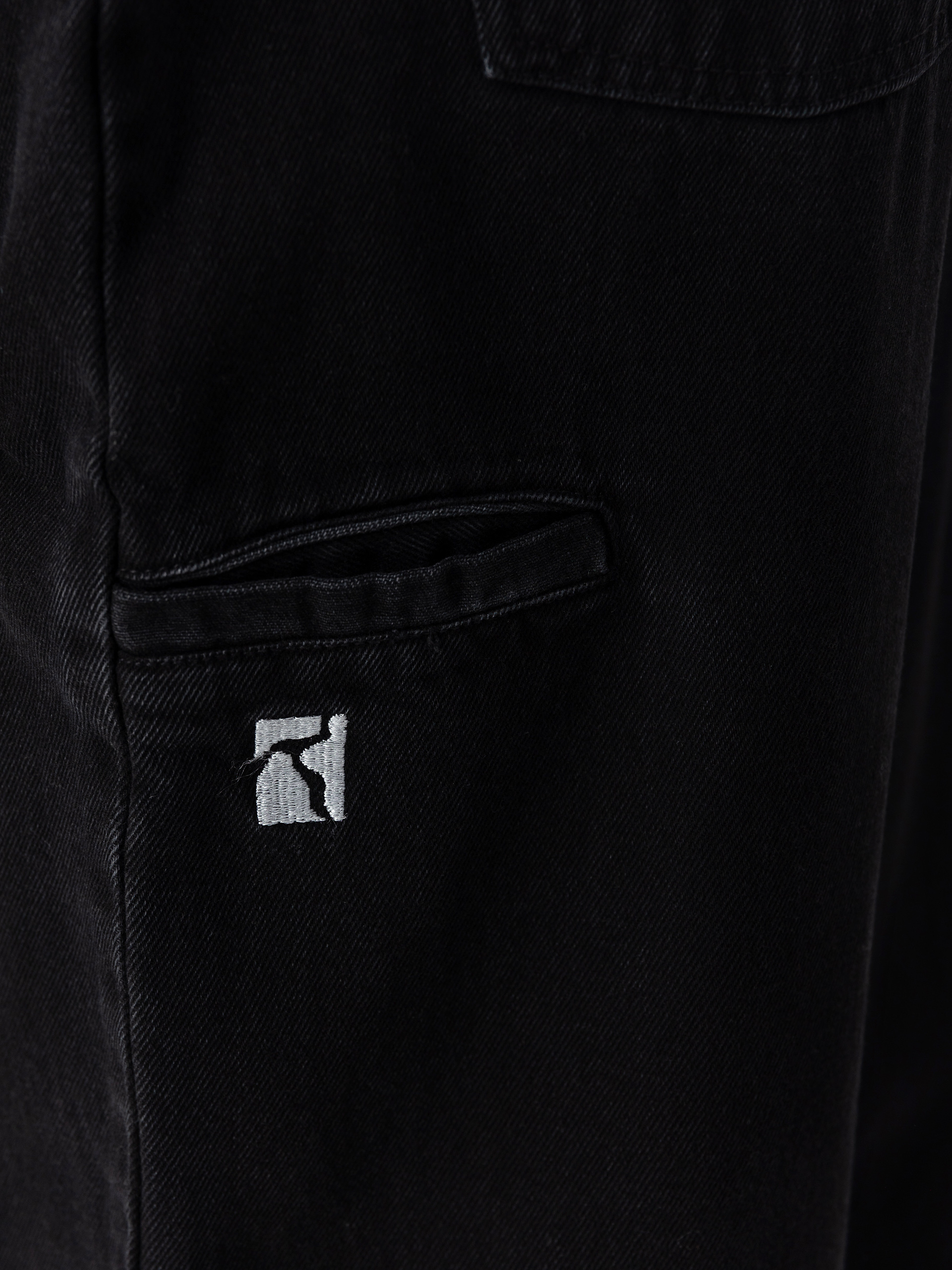 Poetic Collective Ballon Kisnadrág (black denim wash)