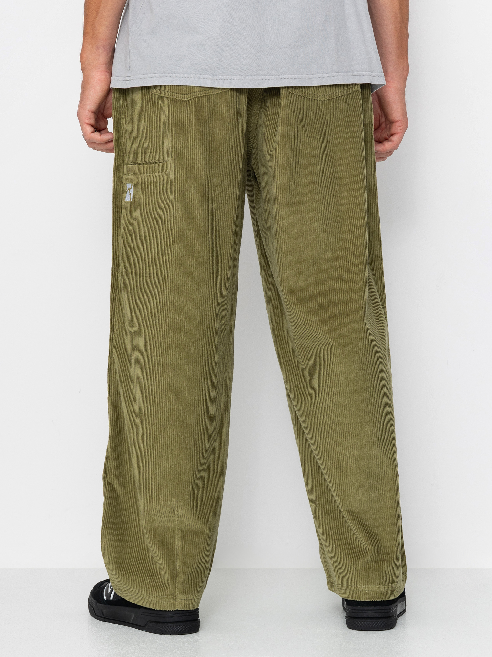 Poetic Collective Ballon Kisnadrág (olive green corduroy)