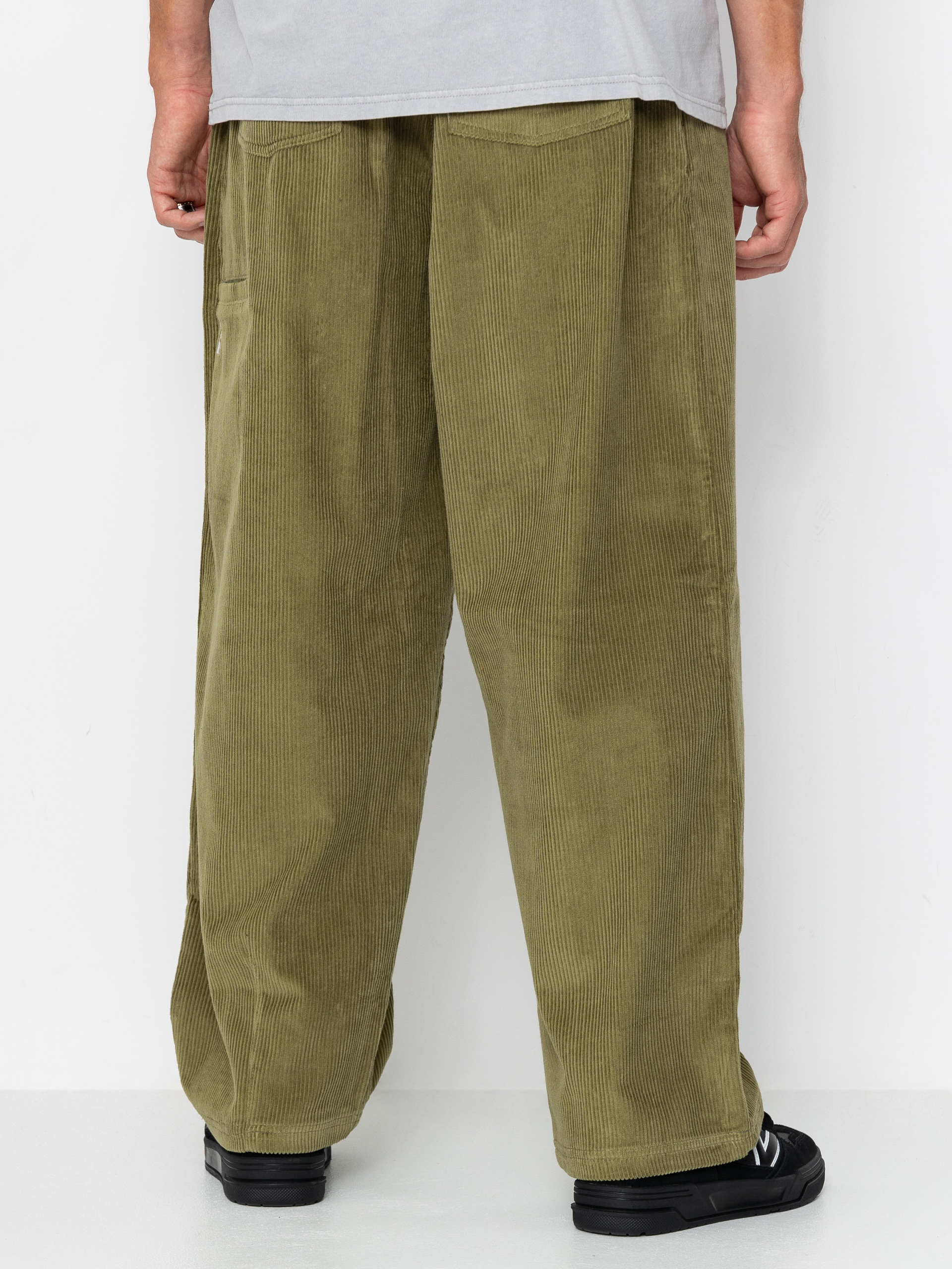 Poetic Collective Ballon Kisnadrág (olive green corduroy)
