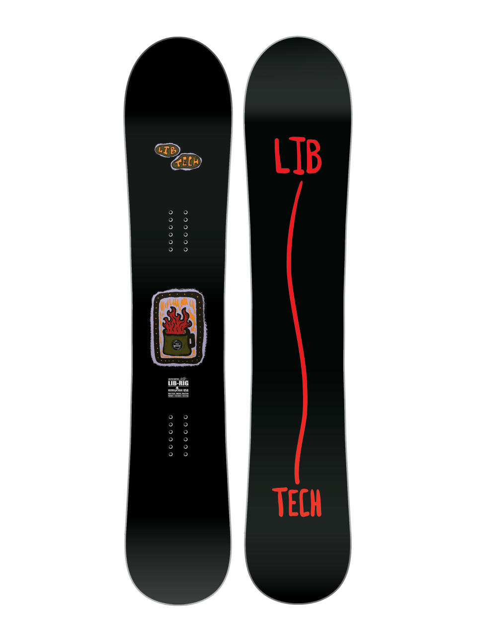 Férfi Snowboard Lib Tech Lib Rig (black)