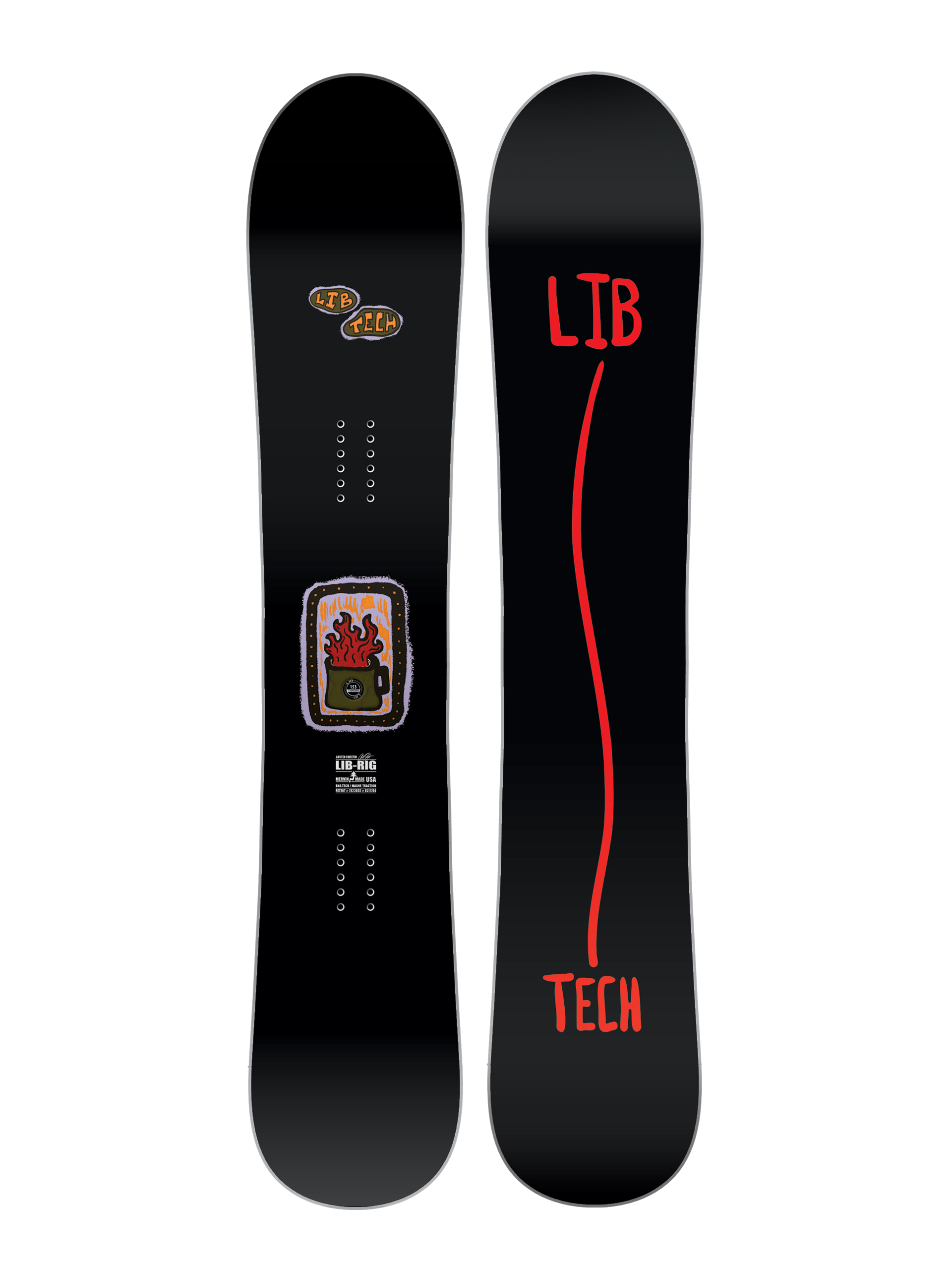 Snowboard Lib Tech Lib Rig (black)