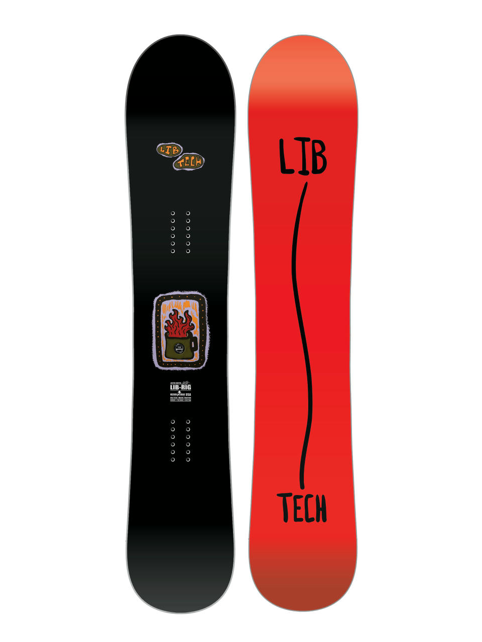 Férfi Snowboard Lib Tech Lib Rig (red)