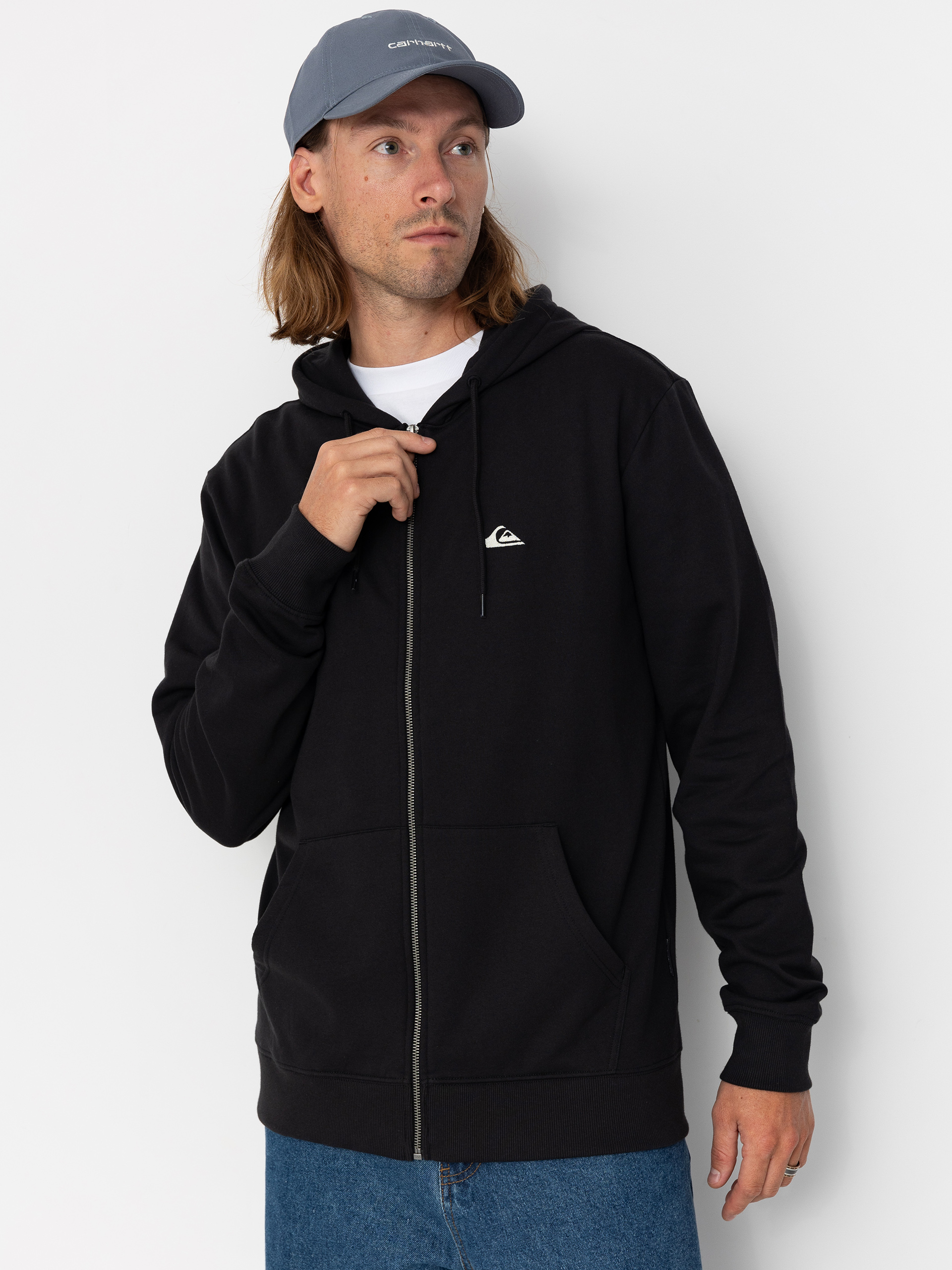 Quiksilver Basic ZHD Kapucnis pulóver (black)