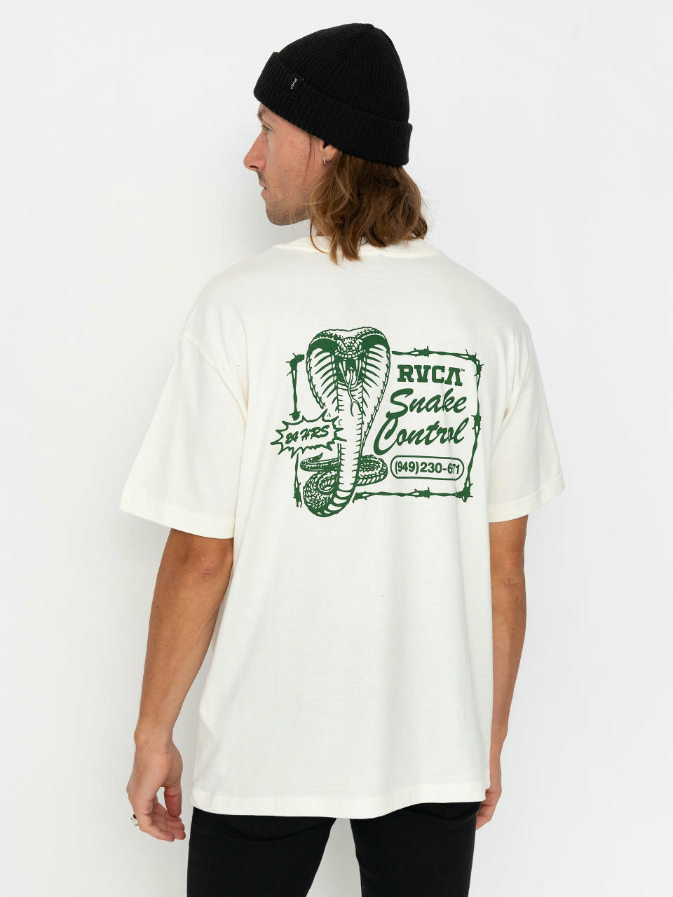 RVCA Cobra Service Póló (antique white)